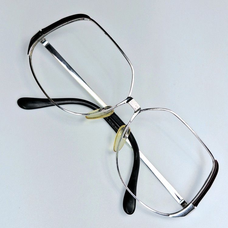 Other 80s Japan Vintage VISTA 6032 Split Browline Glasses Frame Size ONE SIZE - 1 Thumbnail
