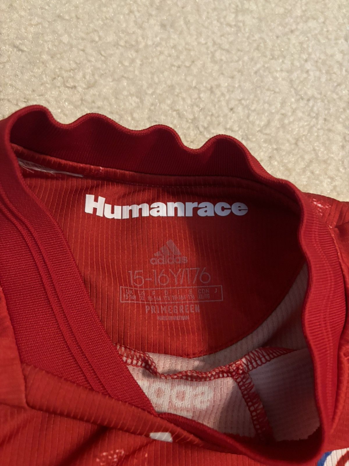Adidas × Pharrell adidas Humanrace Bayern Munich Munchen Jersey Red Size US XL / EU 56 / 4 - 3 Thumbnail