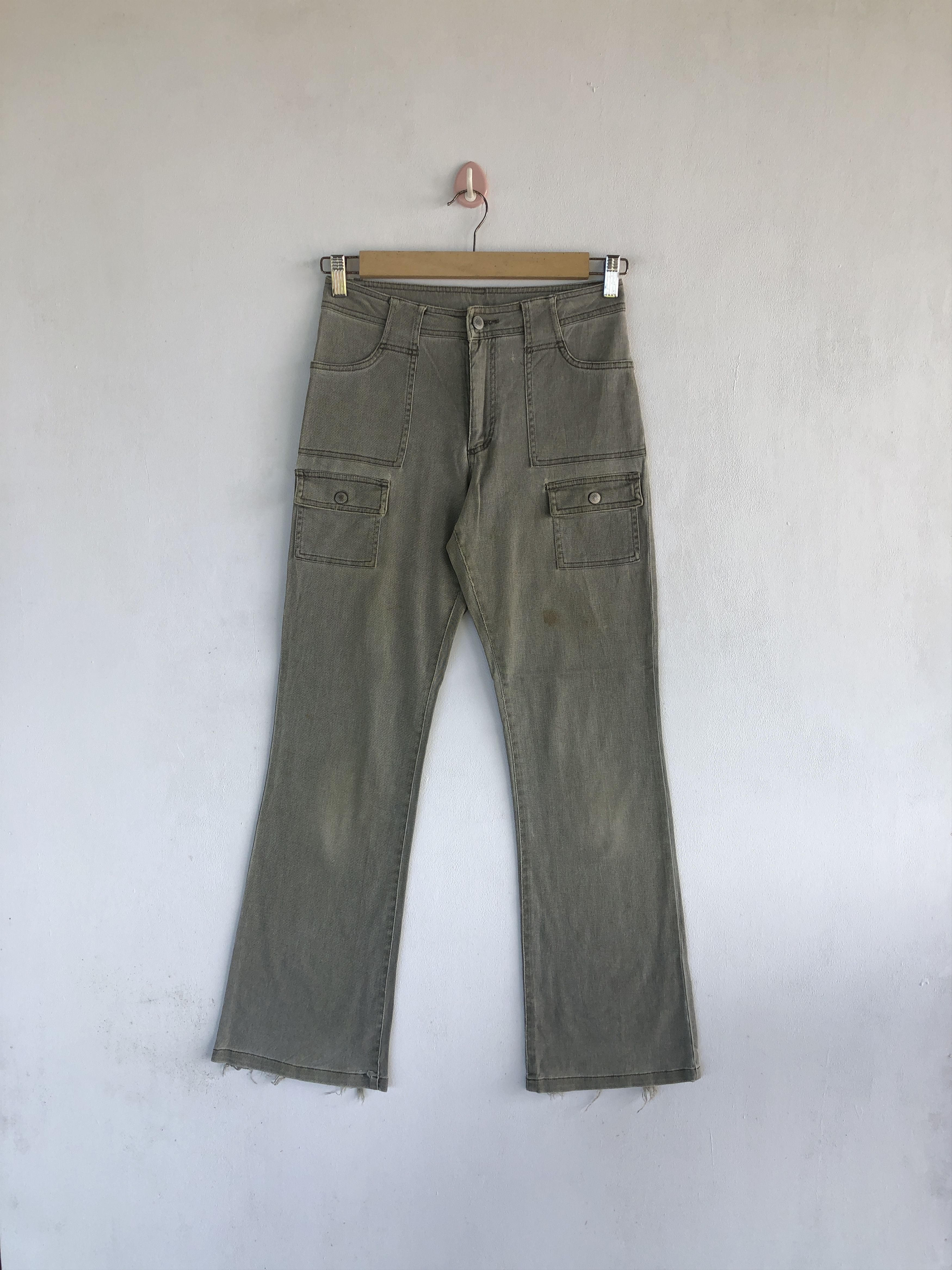Japanese Cargo Pants Multi Pocket Bondage Wide Leg Trousers