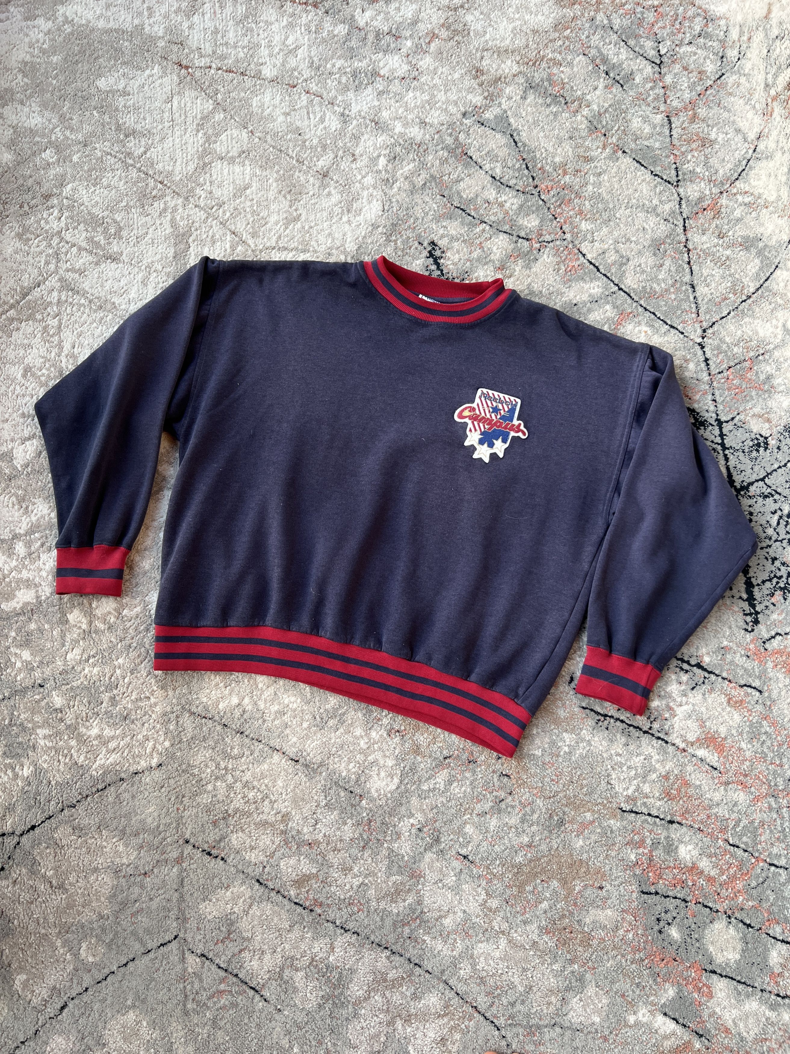 Reebok × Vintage Rare Reebok Campus Sweatshirt Size US M / EU 48-50 / 2 - 1 Thumbnail