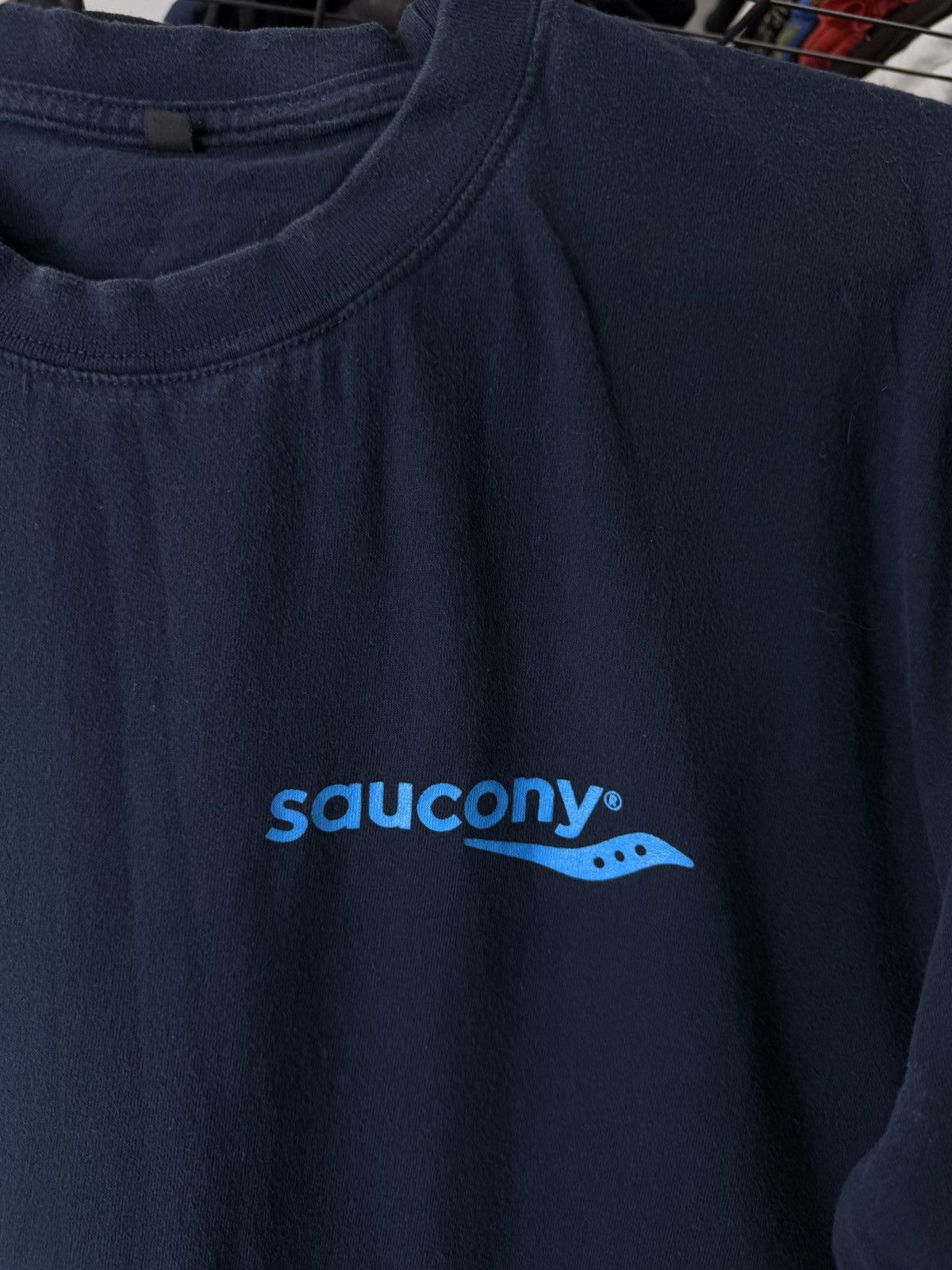 Saucony Vintage Saucony We Exist For Runners T Shirt Size US XL / EU 56 / 4 - 3 Thumbnail