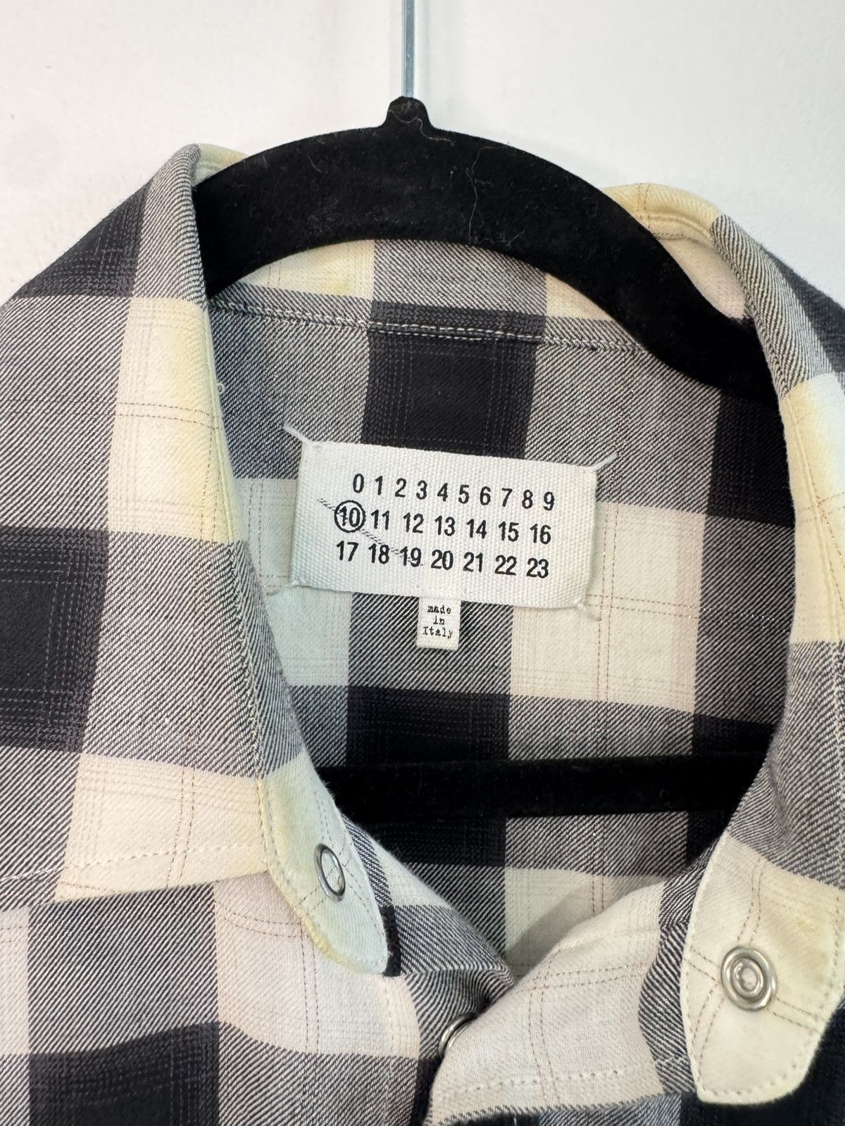 Maison Margiela Maison Margiela Western Snap Flannel Shirt SZ 39 / M Size US M / EU 48-50 / 2 - 2 Thumbnail