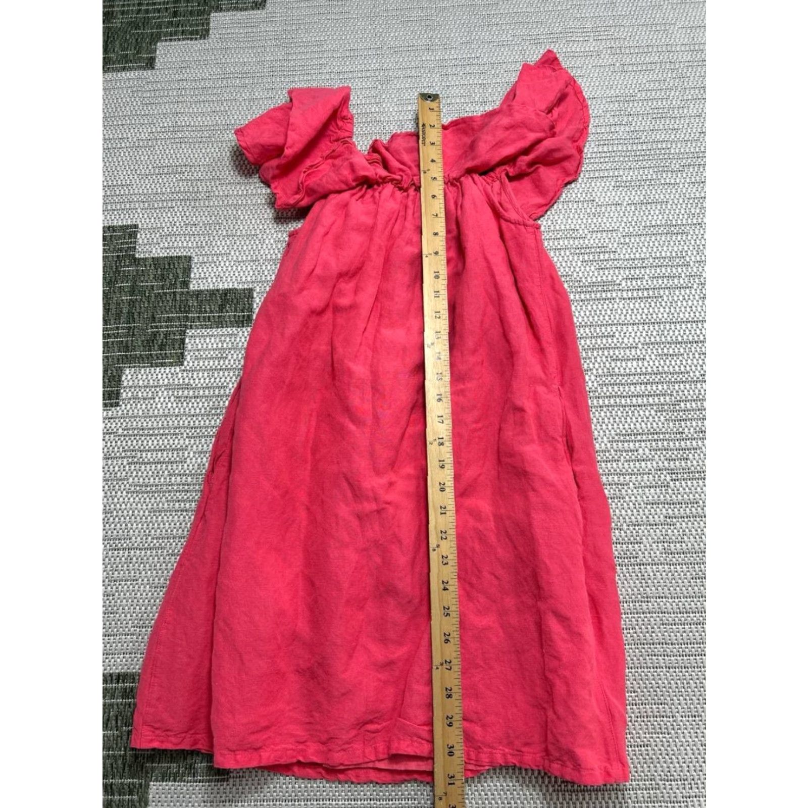 Tommy Bahama Tommy Bahama Dress Womens XS Pink Linen Blend Sleeveless Boat Neck A-Line Casual Beach Size XS / US 0-2 / IT 36-38 - 7 Thumbnail