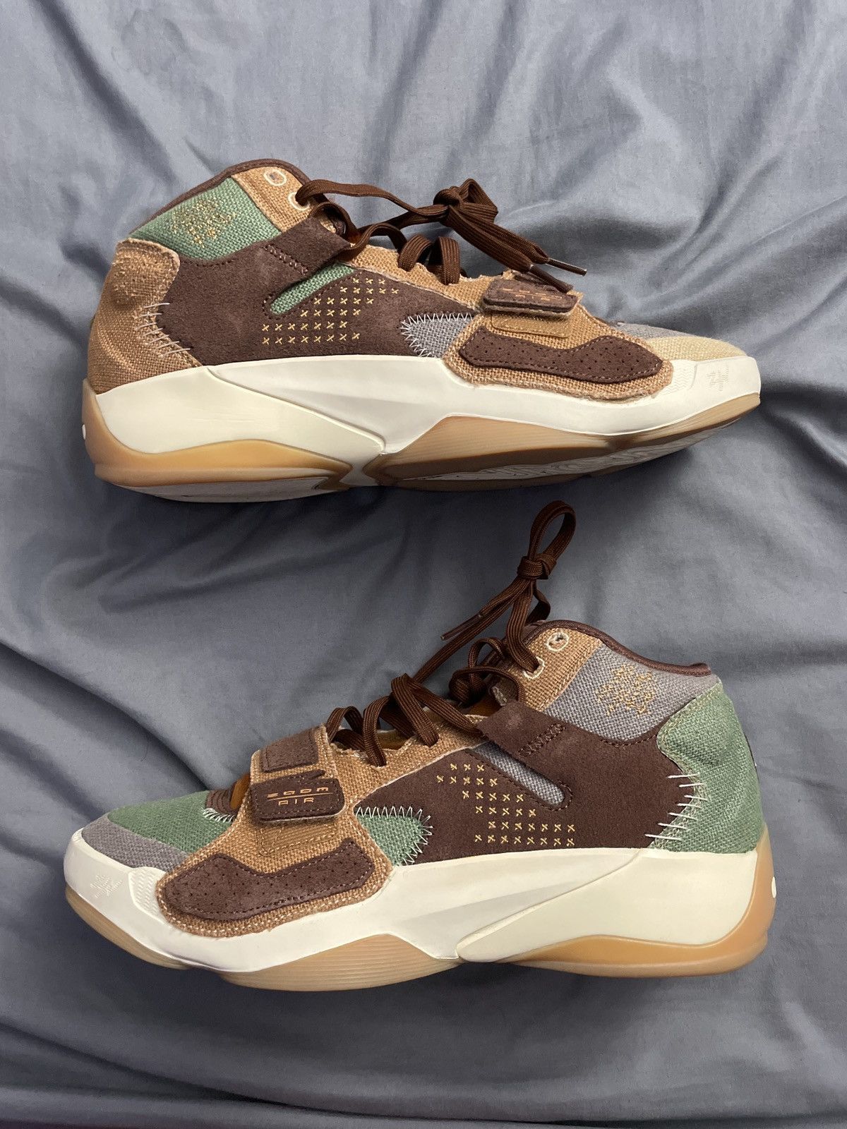 image of Nike Jordan Zion 2 “Voodoo” Shoes in Brown, Men's (Size 10)