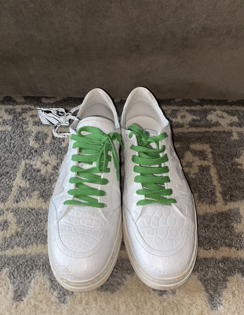 Off-White Off White Crocodile Embossed Sneakers Size US 8 / EU 41 - 2 Thumbnail