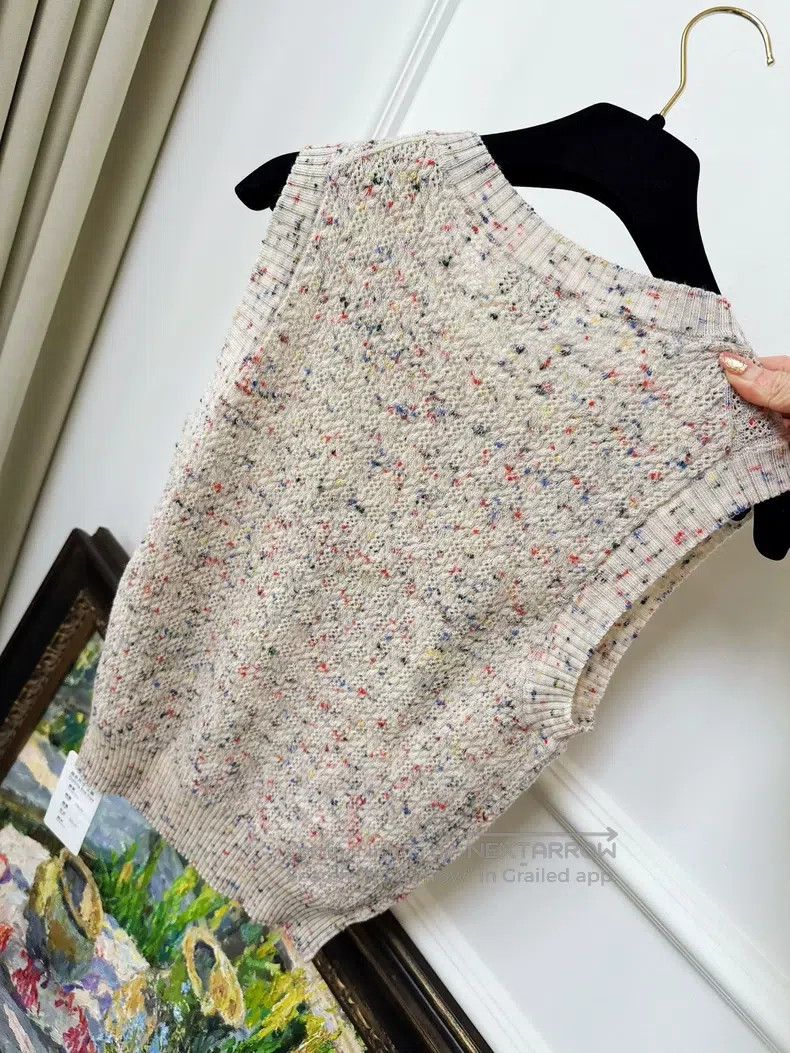 Chanel Chanel 25A high-end handicraft workshop oatmeal mixed colo Size XS / US 0-2 / IT 36-38 - 8 Thumbnail