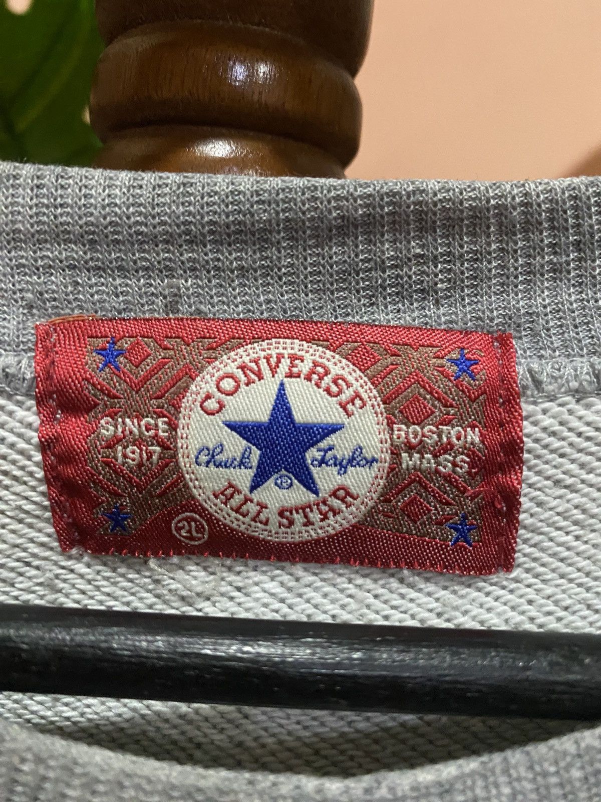 Converse Vintage Converse All Star Grey Crewneck Sweatshirt Unisex Size US XL / EU 56 / 4 - 6 Thumbnail
