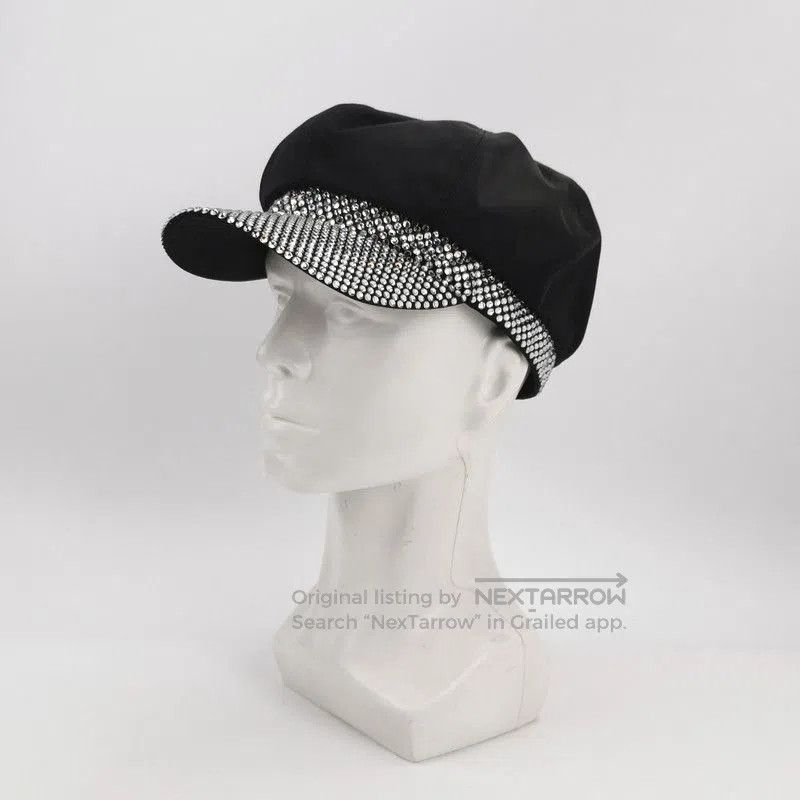 Prada Prada Rhinestone Embellished Cap. Size ONE SIZE - 2 Thumbnail