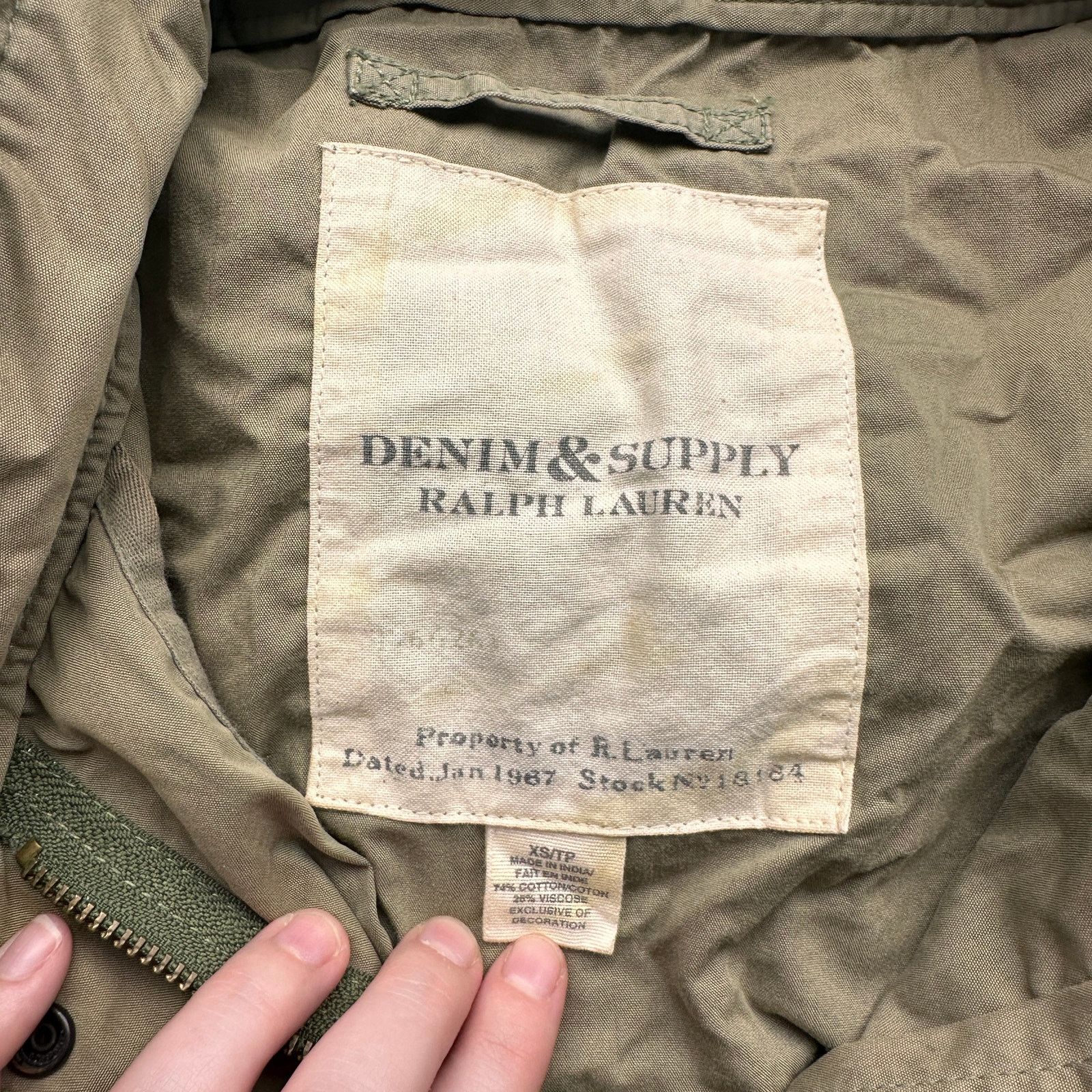 Ralph Lauren Denim & Supply Ralph Lauren Military Field Jacket Womens XS Size XS / US 0-2 / IT 36-38 - 3 Thumbnail