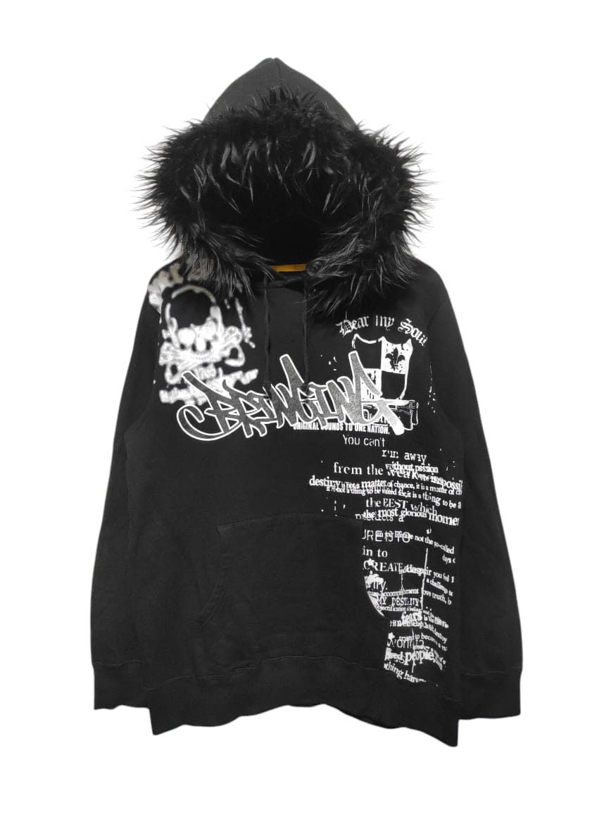 Hysteric Glamour Sorridere Poem Fur Hoodie IfSixWasNine LGB style Size US L / EU 52-54 / 3 - 1 Thumbnail
