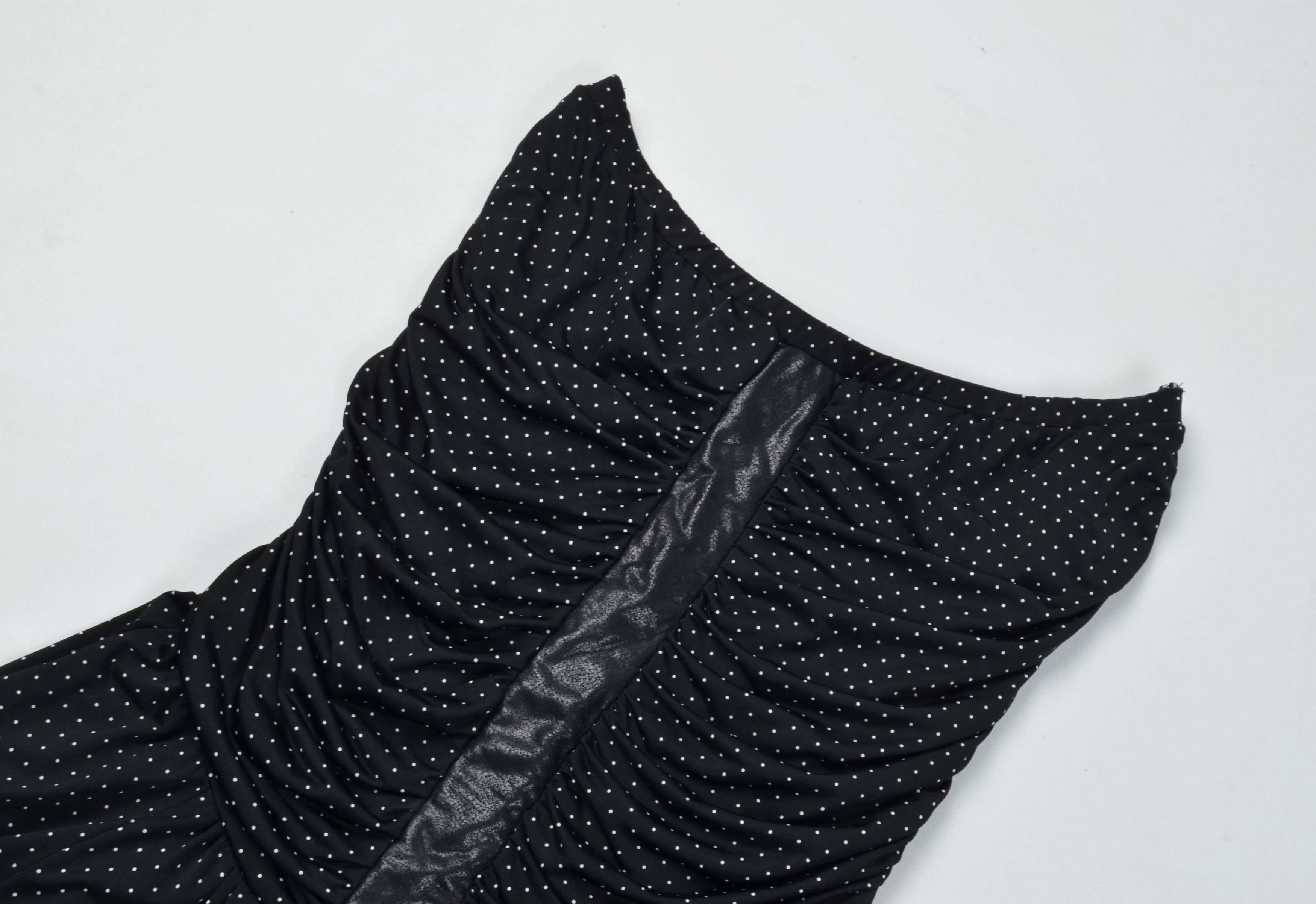 Designer × Morgan Homme Vintage Morgan de Toi Y2K Strapless Polka Dot Mini Dress Size S / US 4 / IT 40 - 5 Thumbnail