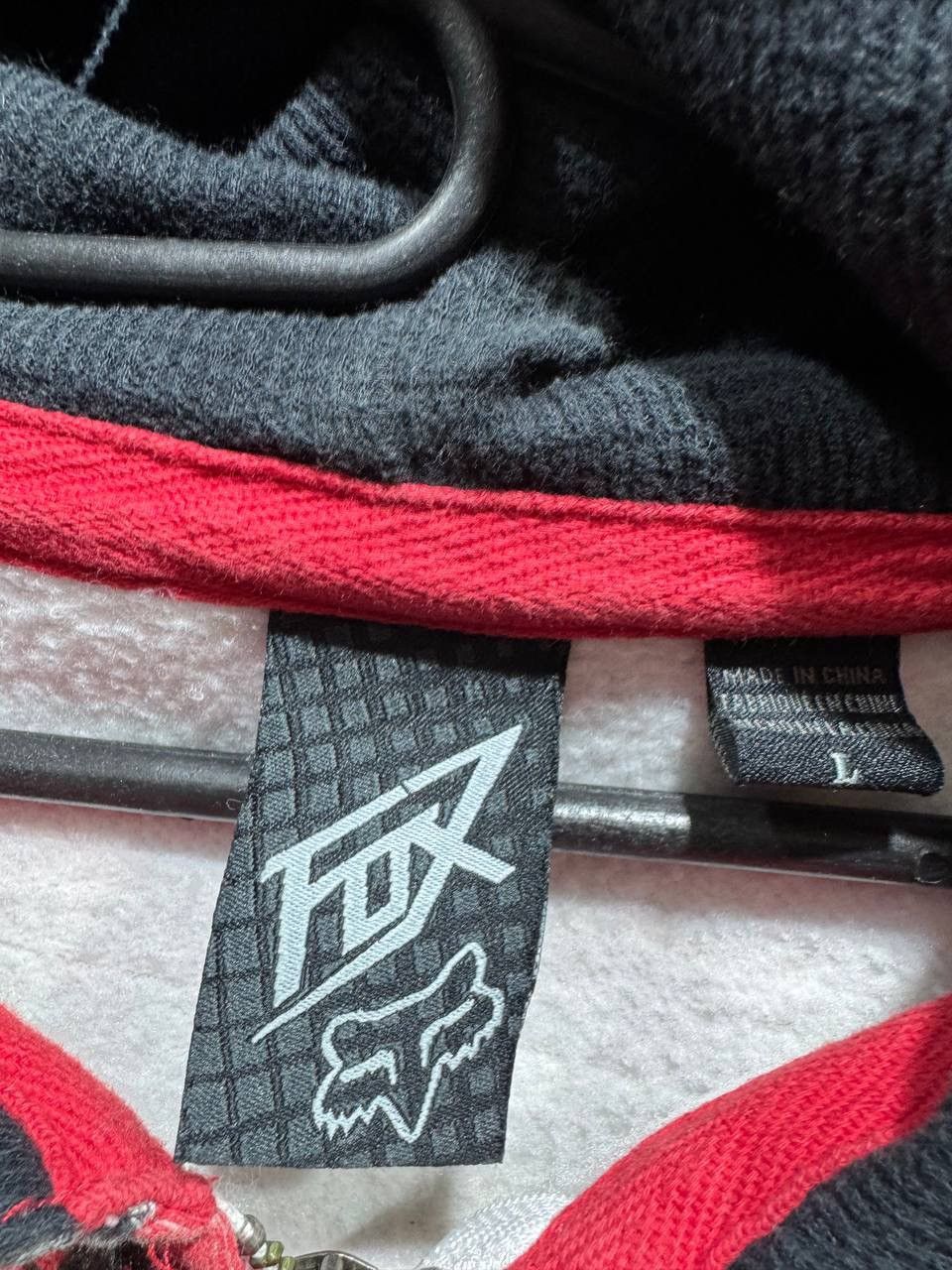 Vintage Vintage Sasquatch Zip Up Hoody Fox Racing Red Distressed Y2K Size US L / EU 52-54 / 3 - 5 Thumbnail