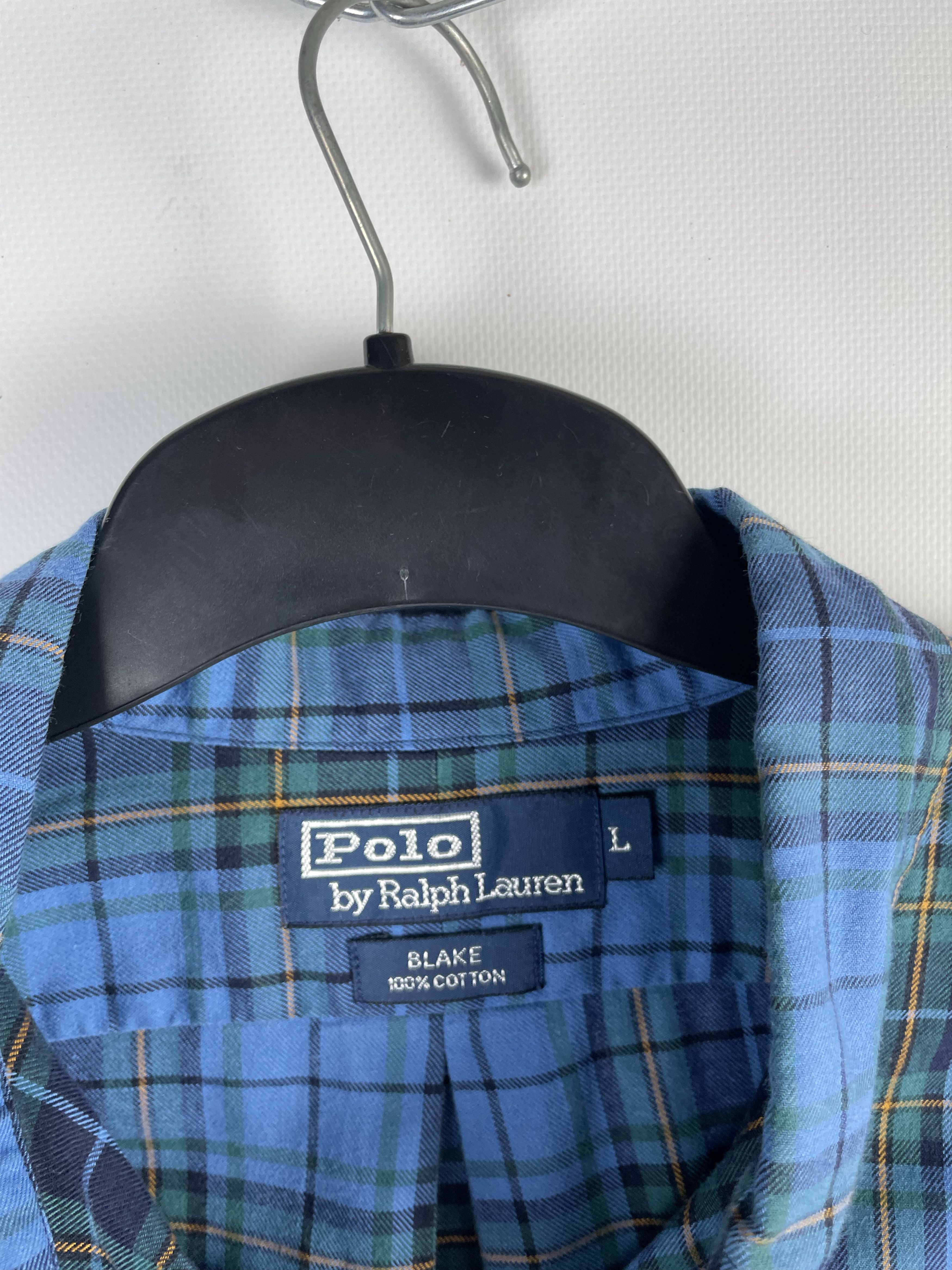 Flannel Flannel Polo Ralph Lauren Vintage Mens Shirt Size US L / EU 52-54 / 3 - 5 Thumbnail