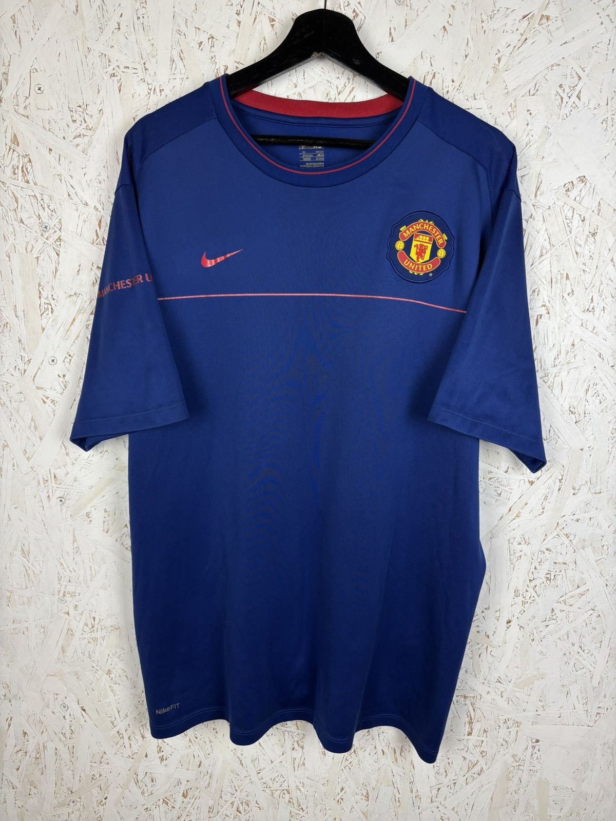 Nike 00s Nike Manchester United 2008/09 Training Kit Jersey XL Size US XL / EU 56 / 4 - 1 Thumbnail