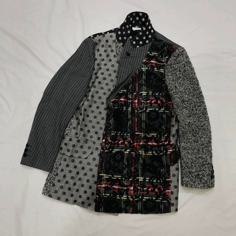 Comme des Garcons comme des garcons 12aw patchwork show coat-2506 Size US XS / EU 42 / 0 - 3 Thumbnail