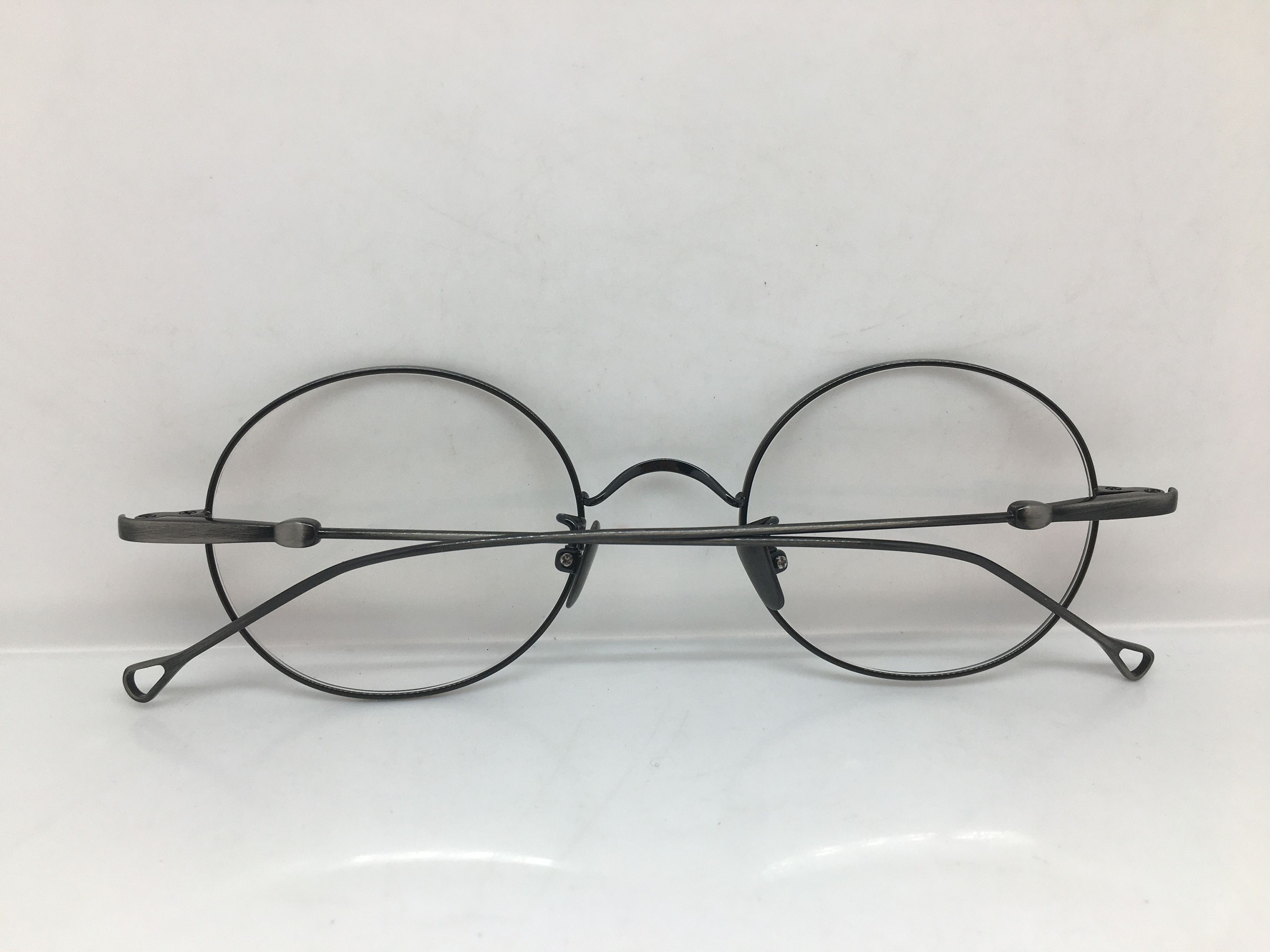 Other Grey Silver Titanium Round Eyeglasses Frame Ivy League Size ONE SIZE - 6 Thumbnail