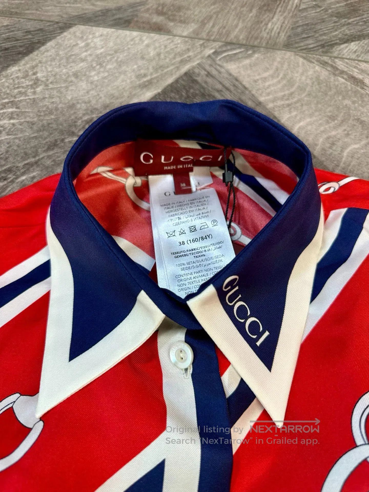 Gucci Gucci Horsebit Silk Colorblock Cardigan. Size M / US 6-8 / IT 42-44 - 7 Thumbnail