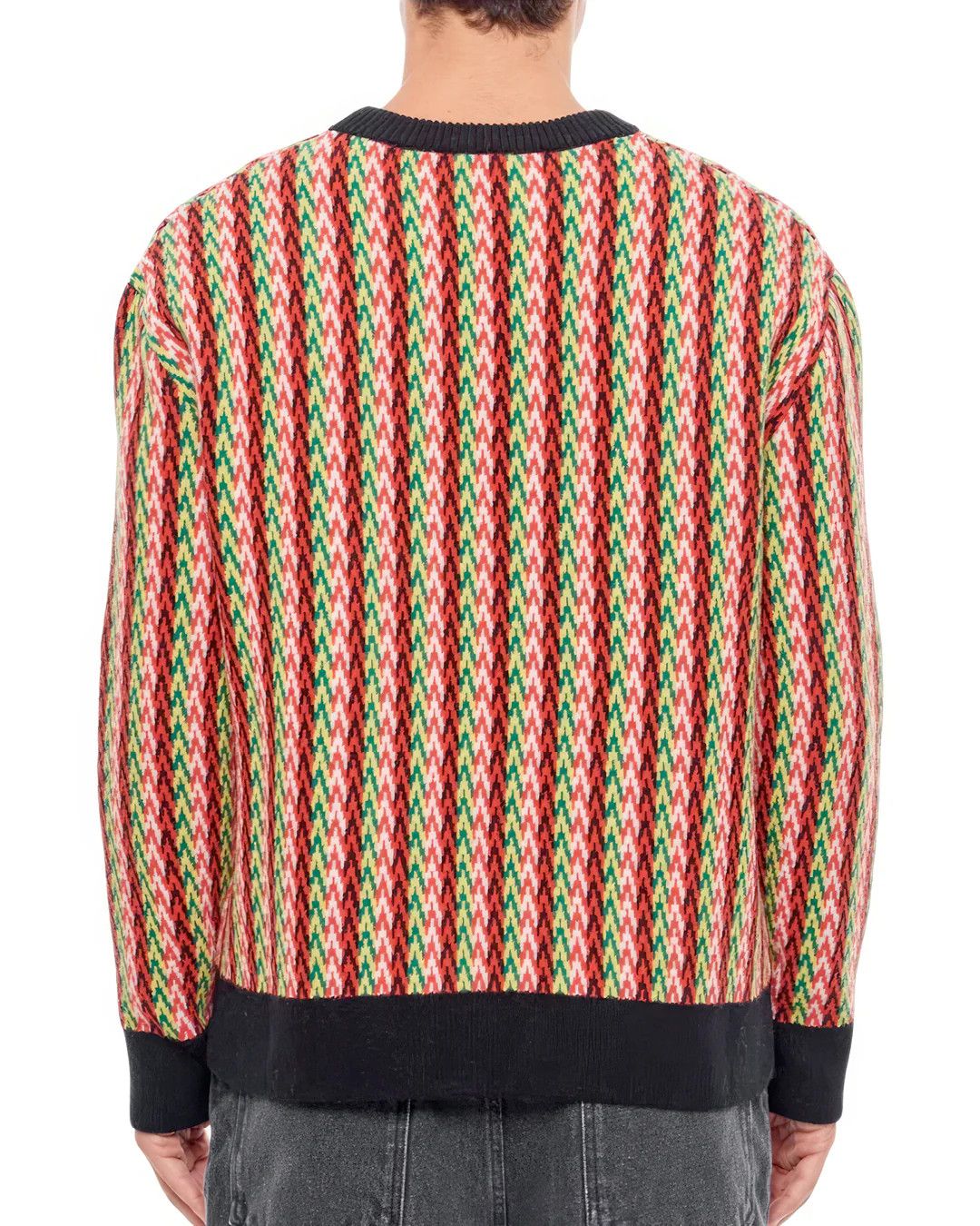 Lanvin o1y0225 Crewneck Sweater in Multicolor Size US XL / EU 56 / 4 - 2 Thumbnail
