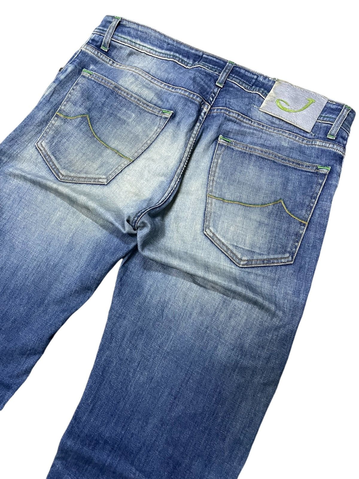 Jacob Cohen Jacob Cohen Hand Made italian Made Mud Wash Jeans Size US 33 - 11 Thumbnail