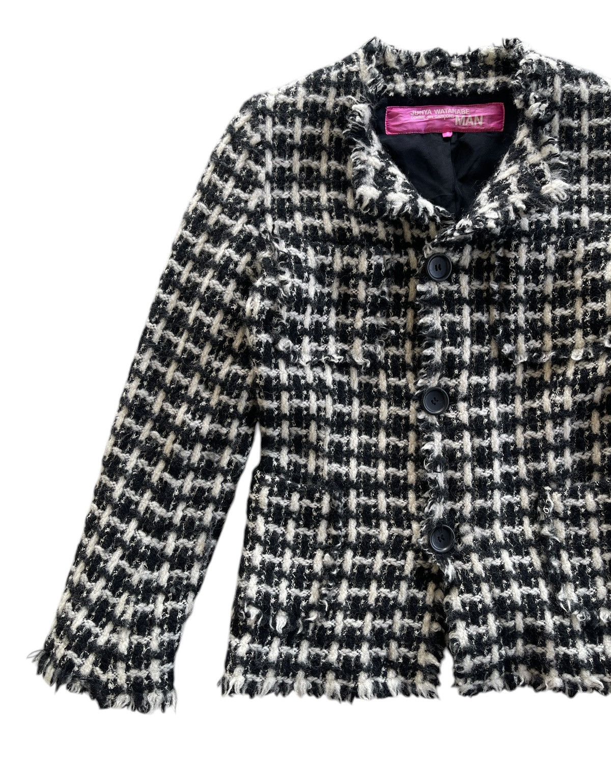 Junya Watanabe AW2004 Junya Watanabe Comme des Garcons Tweed Jacket Size S / US 4 / IT 40 - 4 Thumbnail