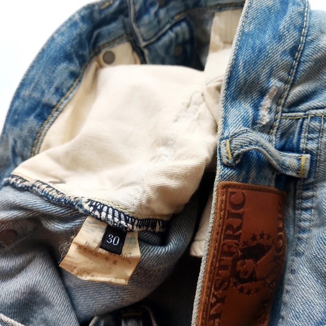 Hysteric Glamour × Japanese Brand × Vintage Hysteric Glamour Search And Destroy Selvedge Denim Pants Size US 30 / EU 46 - 10 Thumbnail