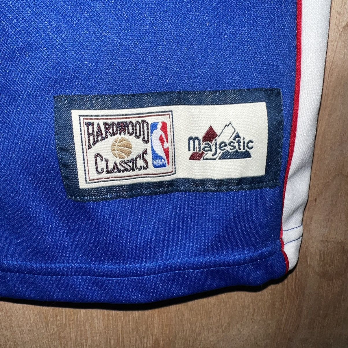 Majestic VINTAGE HARDWOOD CLASSICS NBA PHILADELPHIA 76ERS WARM UP Size US XXL / EU 58 / 5 - 6 Thumbnail