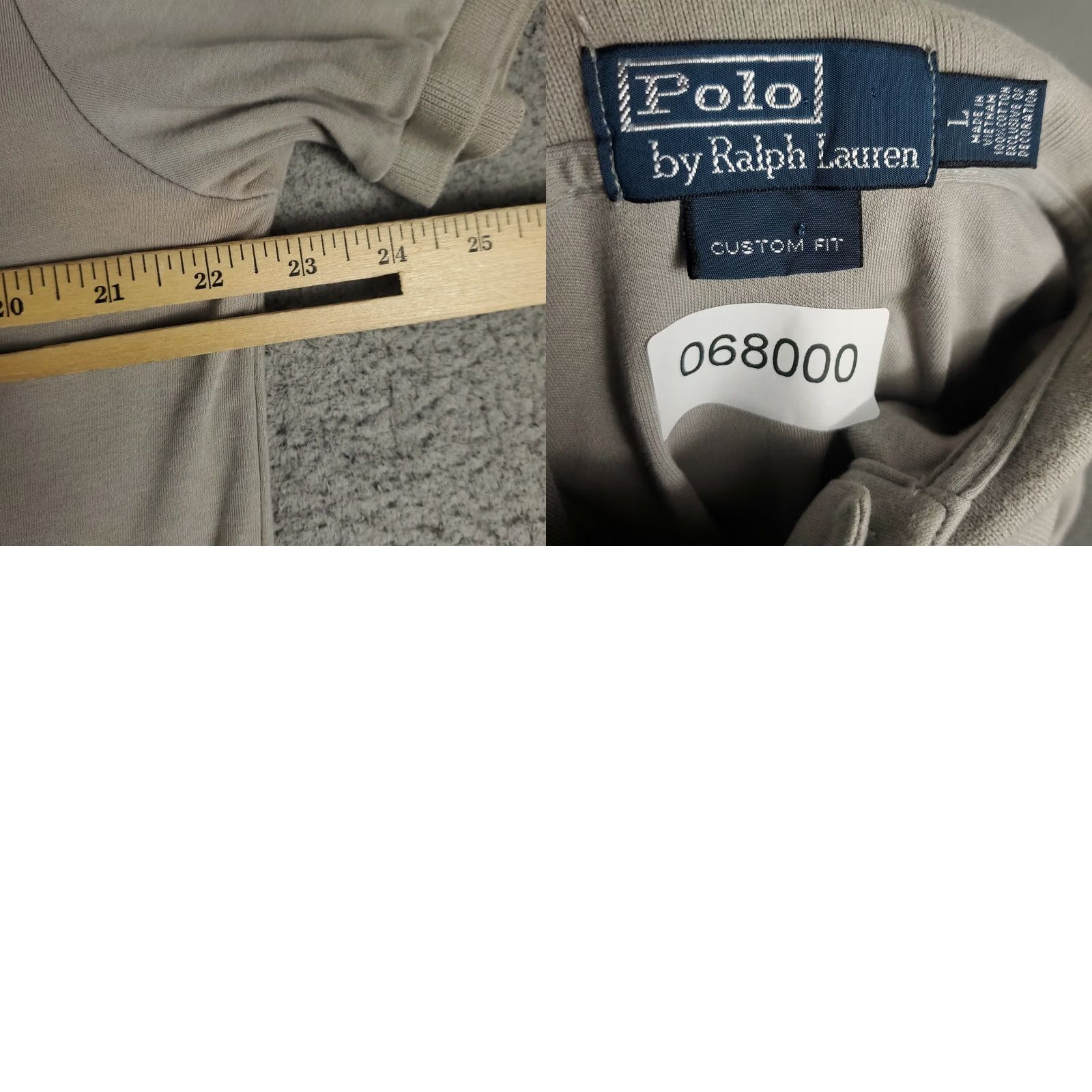 Ralph Lauren Ralph Lauren Polo Shirt Mens L Gray Pony Casual Short Sleeve Polo Size US L / EU 52-54 / 3 - 8 Thumbnail
