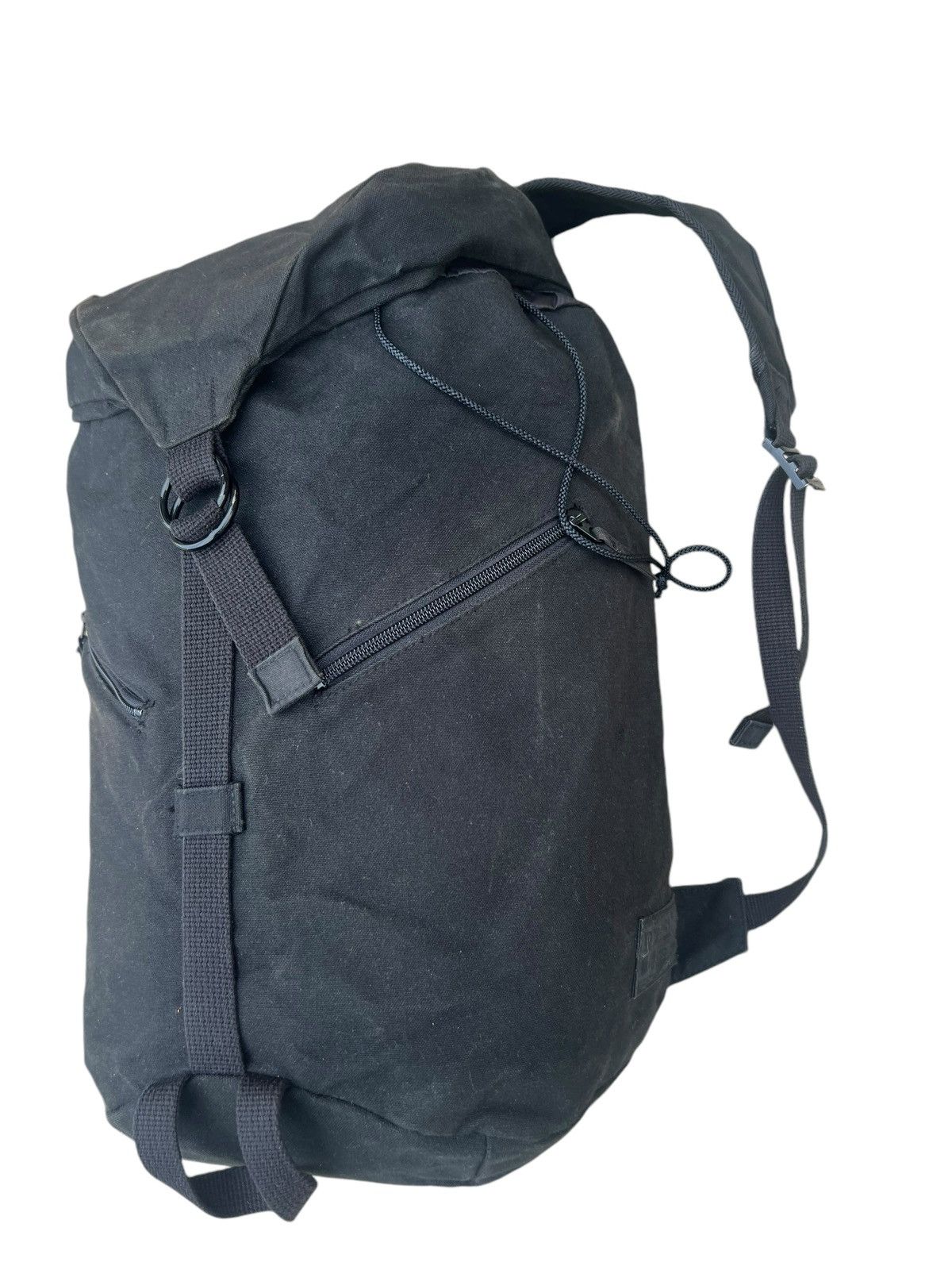 Vintage 6Shiki Japan Sun Fade Black Canvas Backpack Bag Size ONE SIZE - 7 Thumbnail