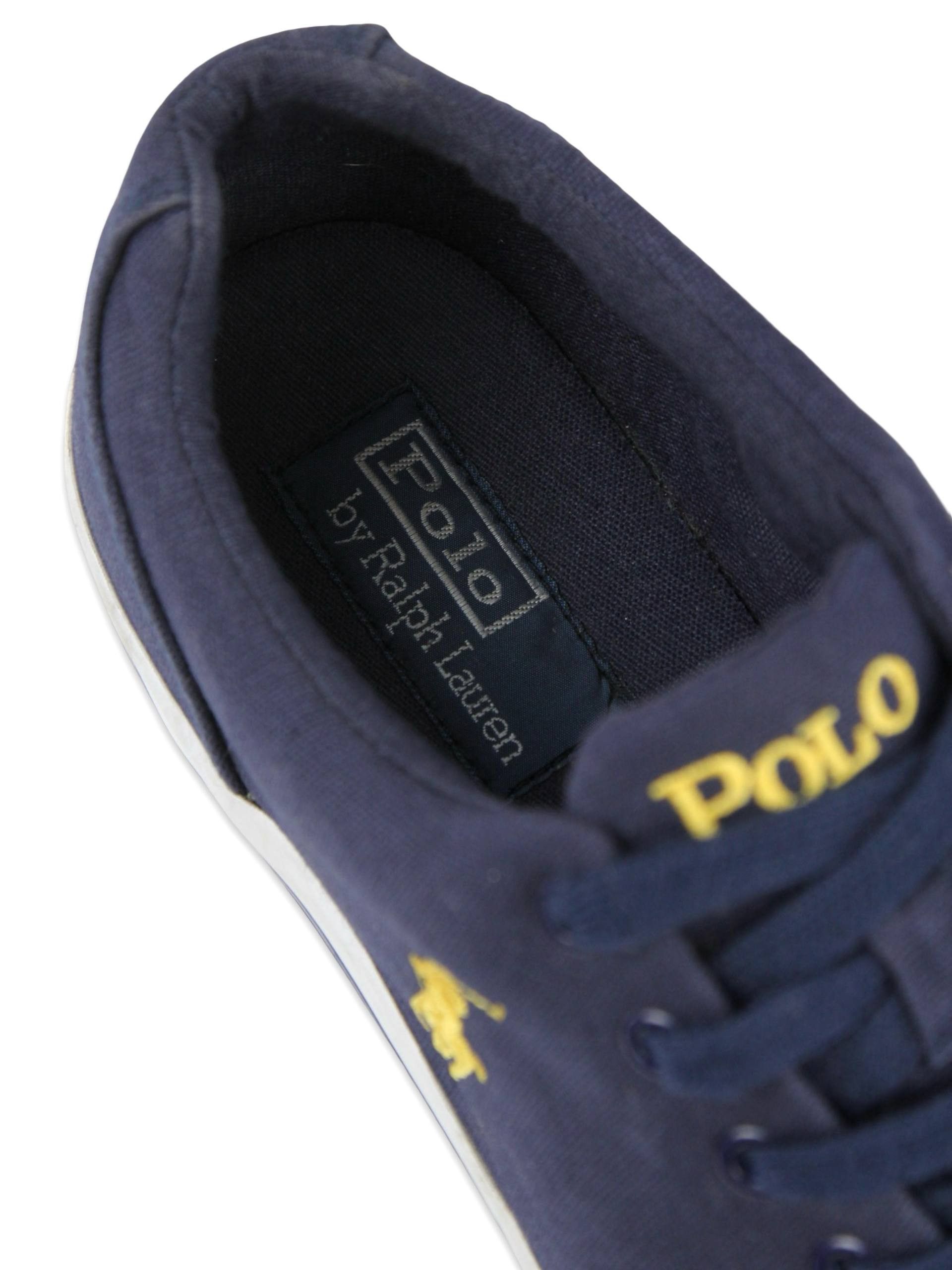 Polo Ralph Lauren POLO RALPH LAUREN Blue canvas sneakers Size US 12 / EU 45 - 4 Thumbnail