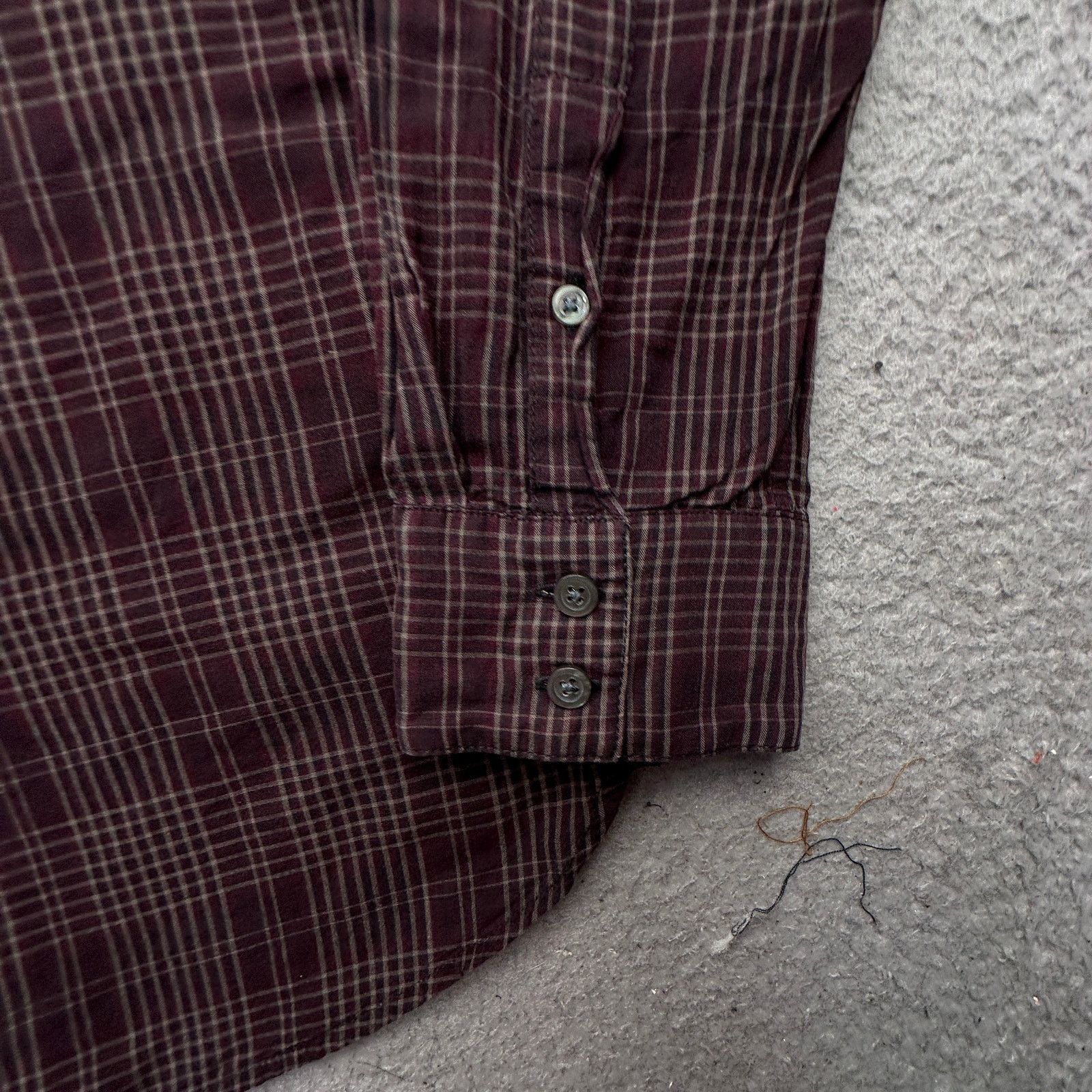 John Varvatos John Varvatos USA Plaid Long Sleeve Button Up Shirt Large Size US L / EU 52-54 / 3 - 9 Thumbnail
