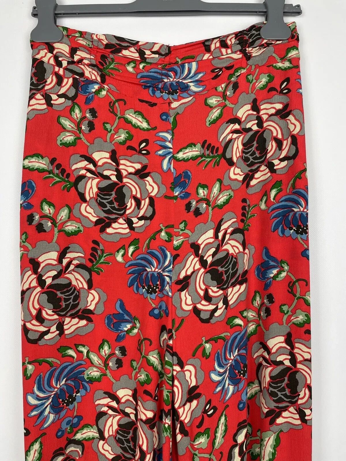 Free People Free People Pants Wide Leg Flare Viscose Summer Floral Size 27" / US 4 / IT 40 - 2 Thumbnail