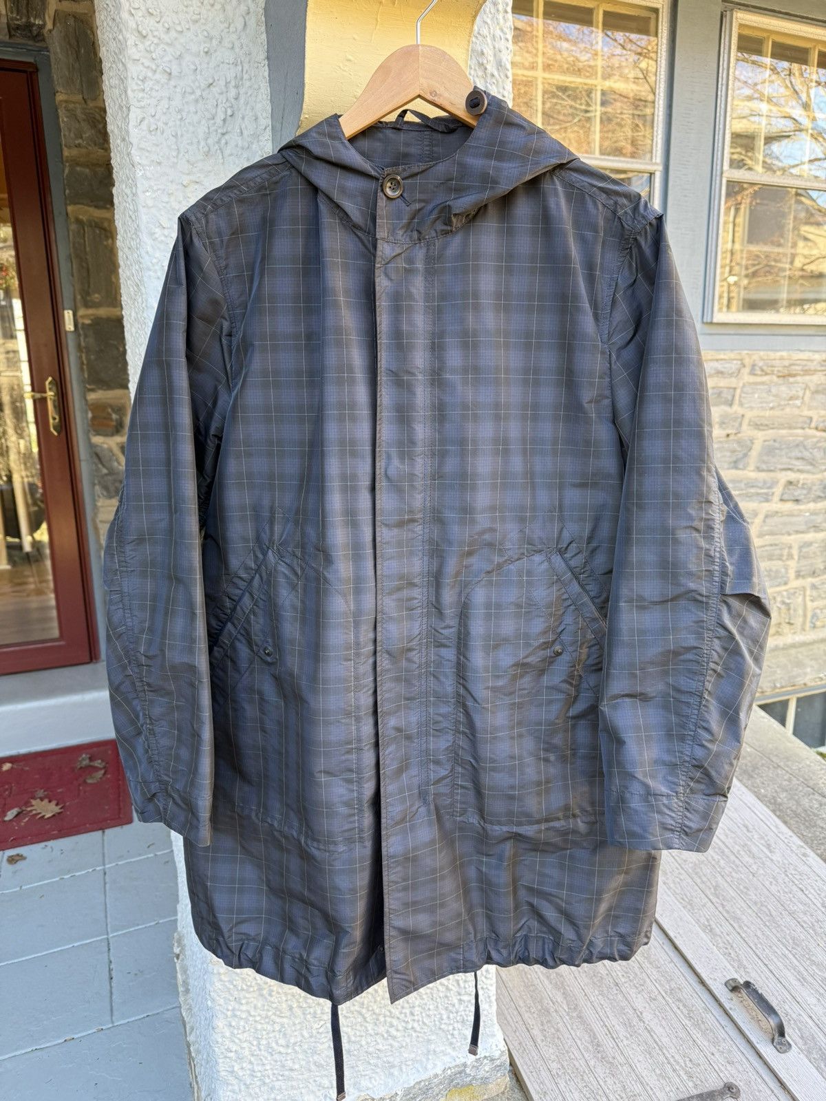Slowear Slowear Montedoro Hooded Lightweight Jacket, New w/o Tags Size US M / EU 48-50 / 2 - 1 Thumbnail