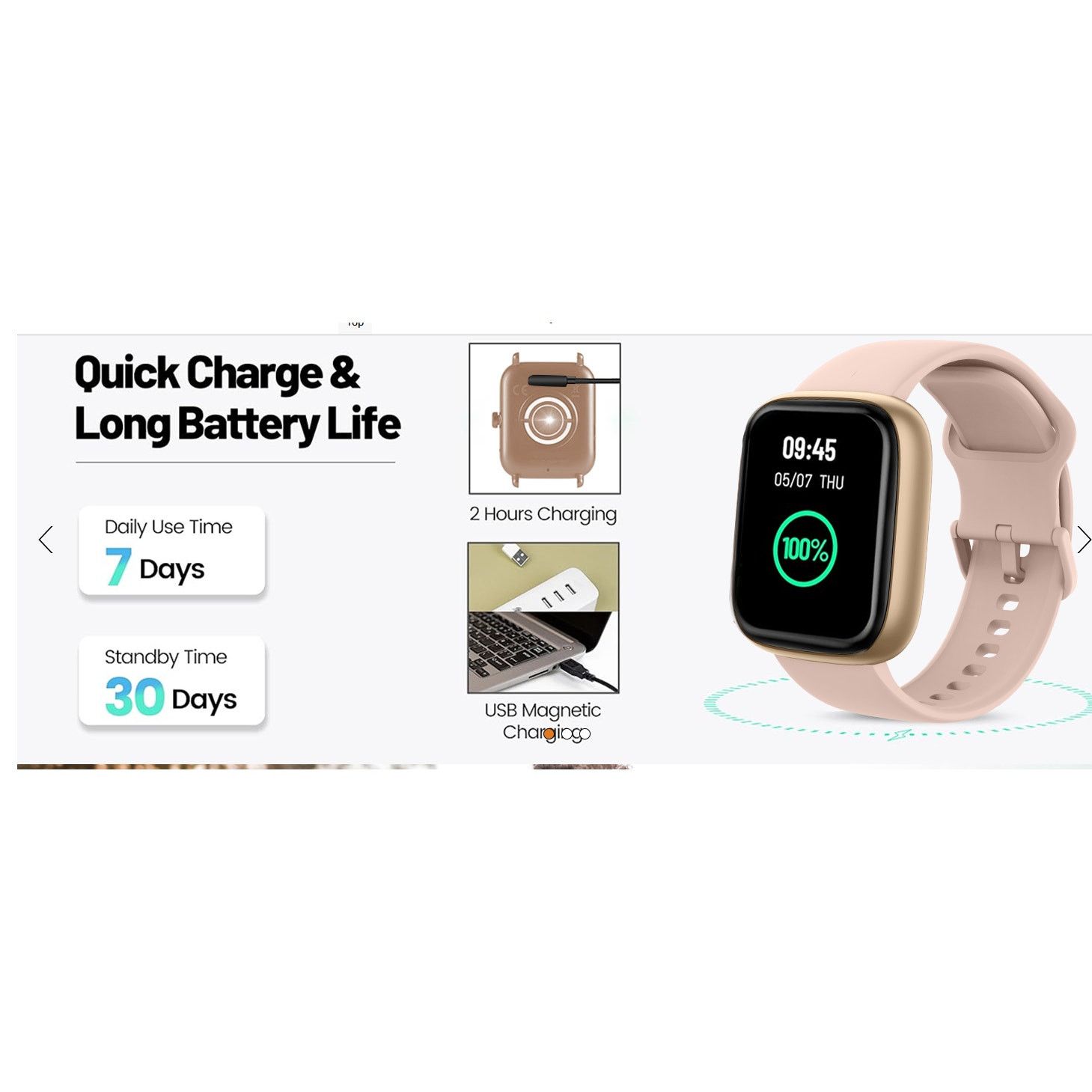 The Unbranded Brand AlexaWatchAnswer/Call,Activity Track,HeartRateCal SpO2 Sleep Size ONE SIZE - 3 Thumbnail