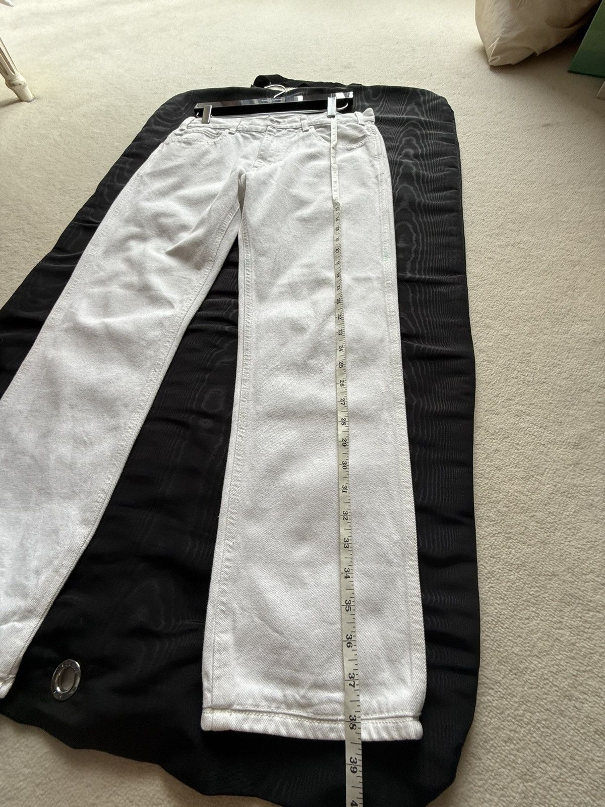 Celine Celine white jeans mid wasit slim leg 30 Hedi Slimane grail Size US 30 / EU 46 - 7 Thumbnail