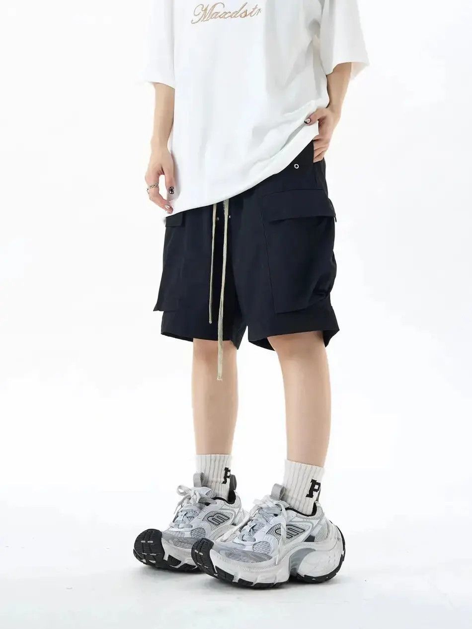 Japanese Brand × Vintage Hip Hop Zipper Pocket Casual Shorts Size US 30 / EU 46 - 2 Thumbnail