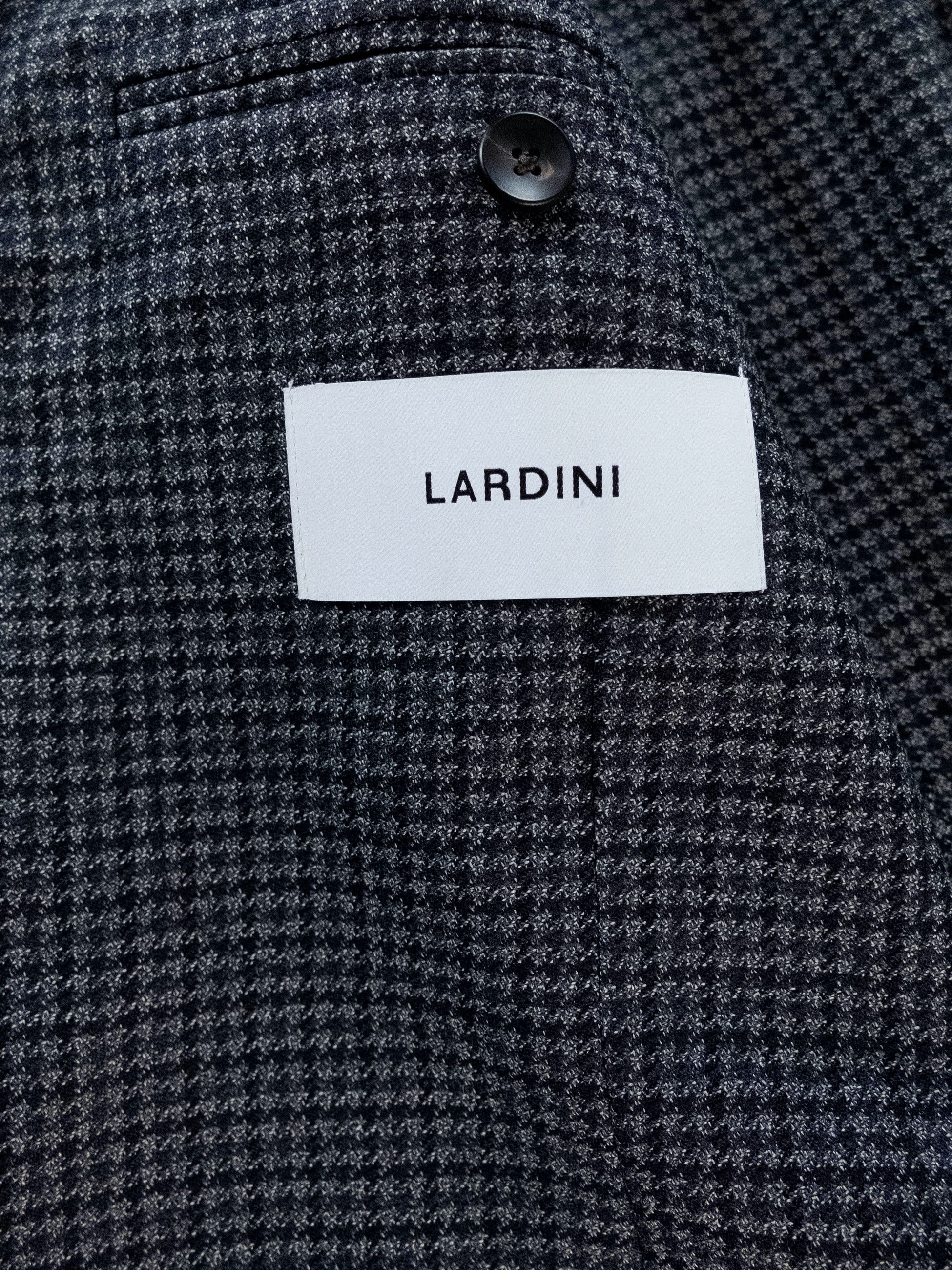 Lardini LARDINI gray houndstooth wool sportcoat jacket 40R Size 40R - 6 Thumbnail