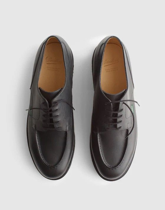 Paraboot Chambord Leather Derby Shoes Size US 11 / EU 44 - 1 Thumbnail