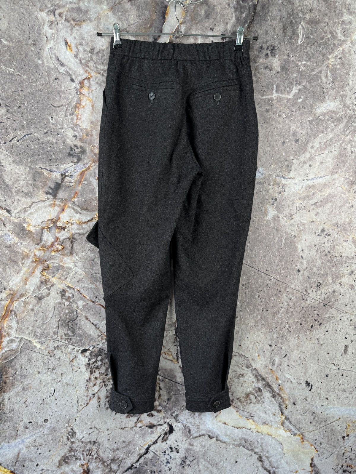 Eleventy Eleventy Women’s Black Wool Cargo Pants Italy Size EU 38 Size 28" / US 6 / IT 42 - 9 Thumbnail