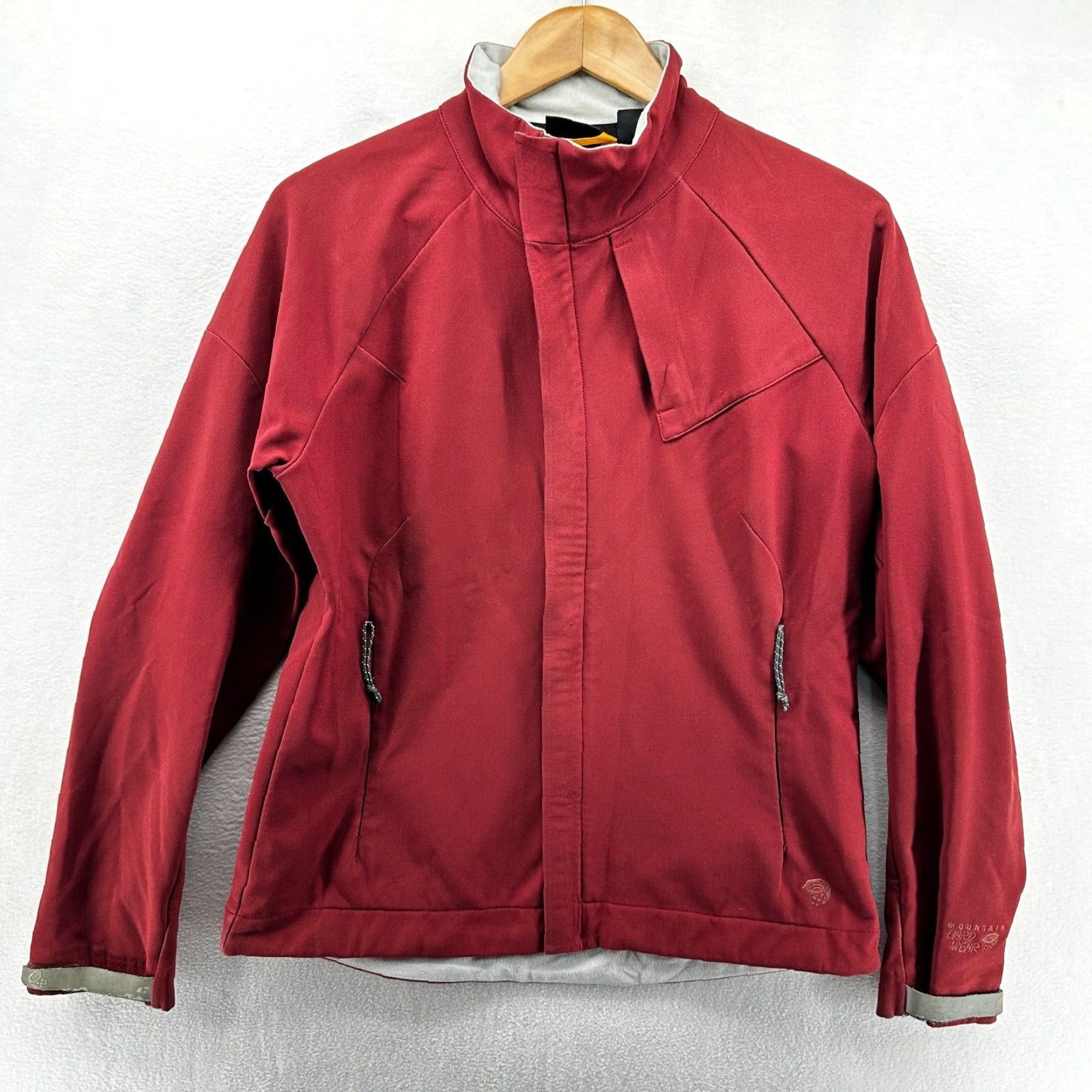 Mountain Hardwear Mountain Hardwear Jacket Women's Red Medium Fleece Full Zip Pockets Long Sleeve Winter Casual Basic Size M / US 6-8 / IT 42-44 - 2 Thumbnail
