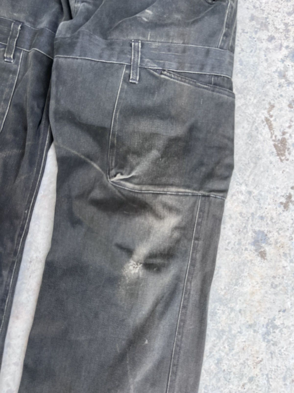 Vintage Thrashed Faded Modern Distressed Baggy Cargo Pant Size US 30 / EU 46 - 3 Thumbnail
