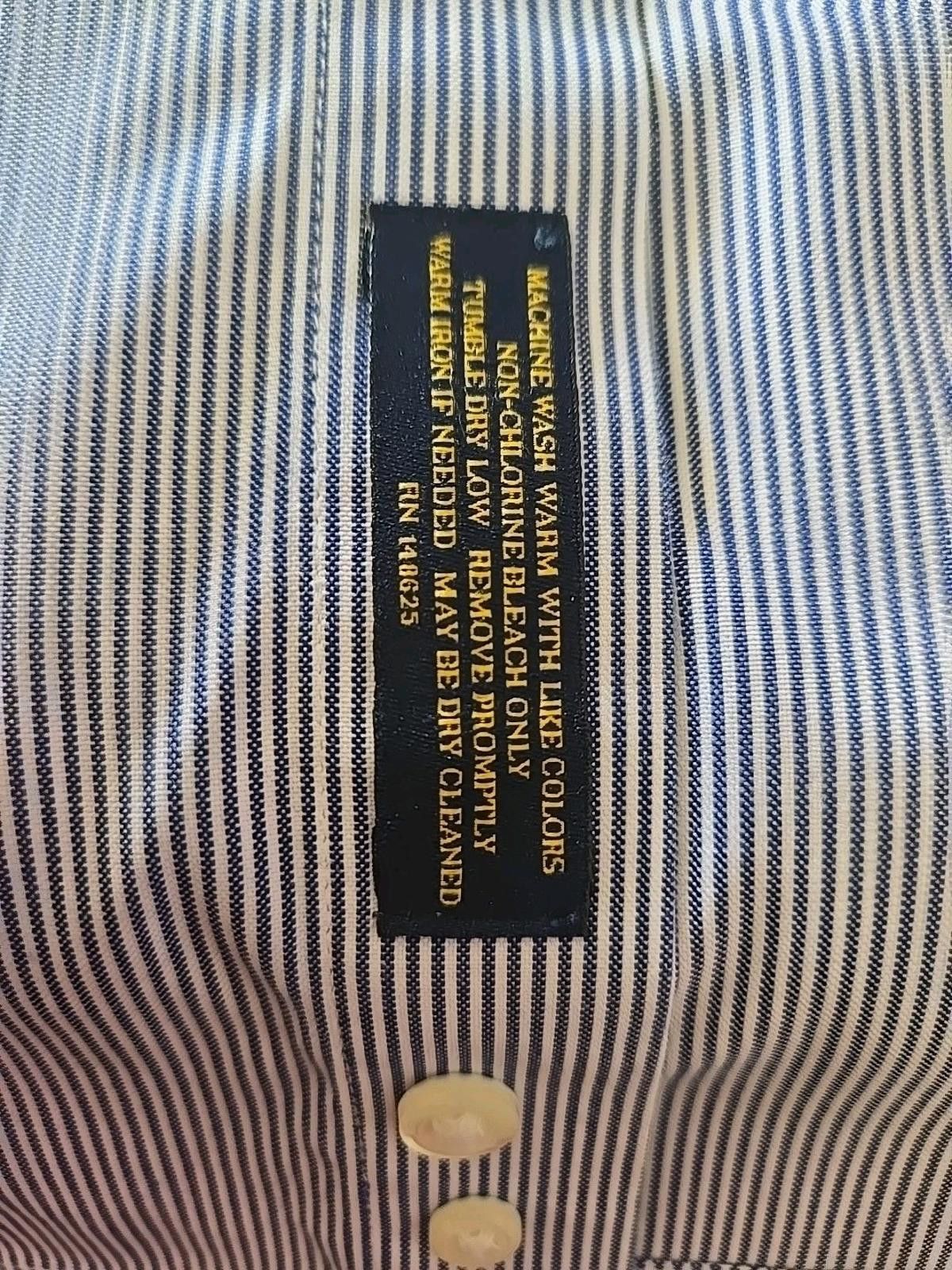 Other WILKES & RILEY Mens Classic Fit Dress Shirt 20 x 37 Supima Size 54R - 8 Thumbnail