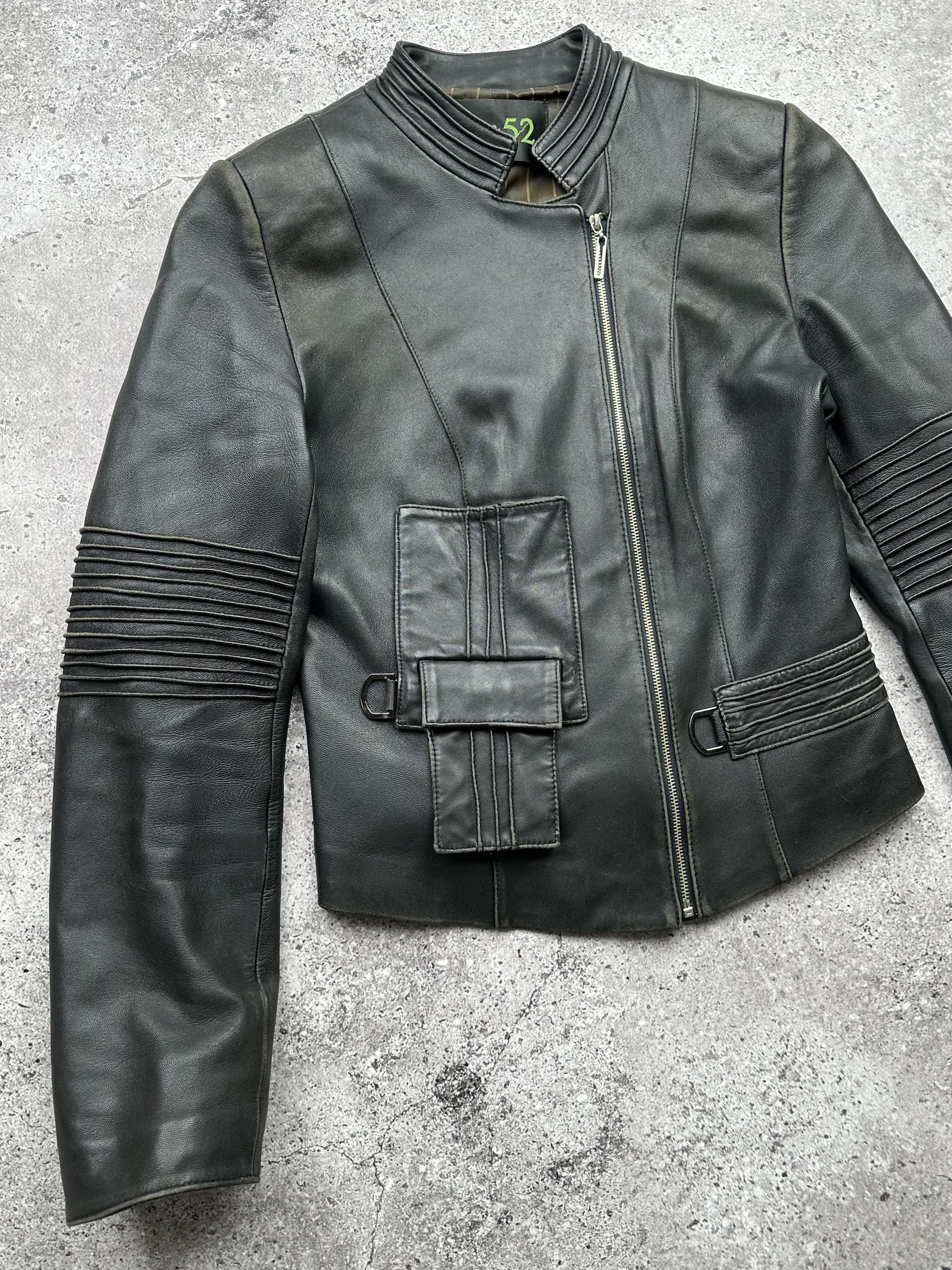 Japanese Brand Vintage Bondage Leather Jacket C422(V60)(E8) Size XS / US 0-2 / IT 36-38 - 2 Thumbnail