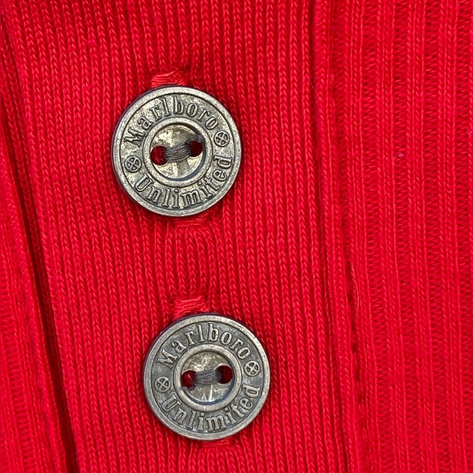 Marlboro VTG Marlboro Long Sleeve Ribbed Tee Size US L / EU 52-54 / 3 - 2 Thumbnail