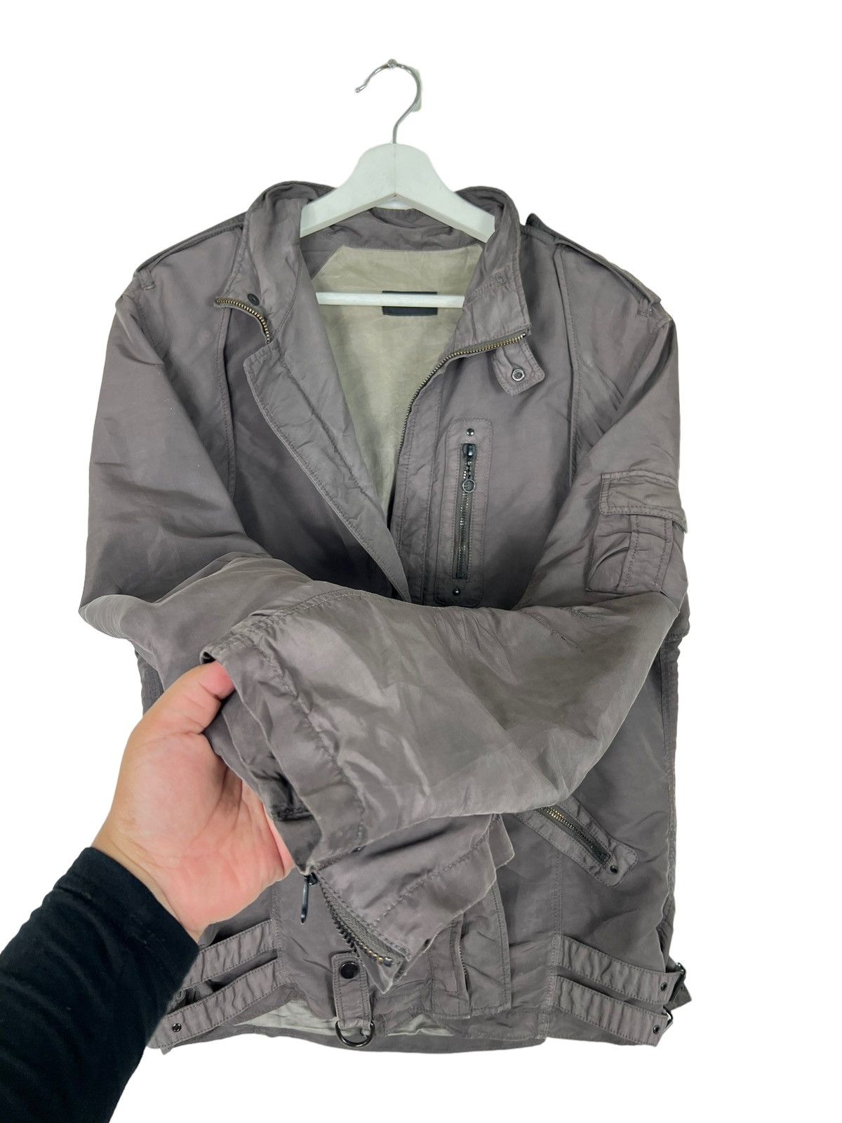 Tete Homme 🔥 TETE HOMME SATIN RIDER MOTO JACKET Size US L / EU 52-54 / 3 - 9 Thumbnail