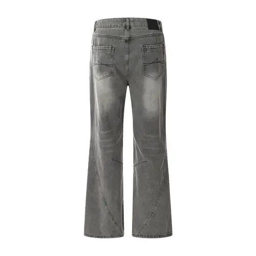 Jean American retro high street gradient washed straight jeans Size US 34 / EU 50 - 2 Thumbnail
