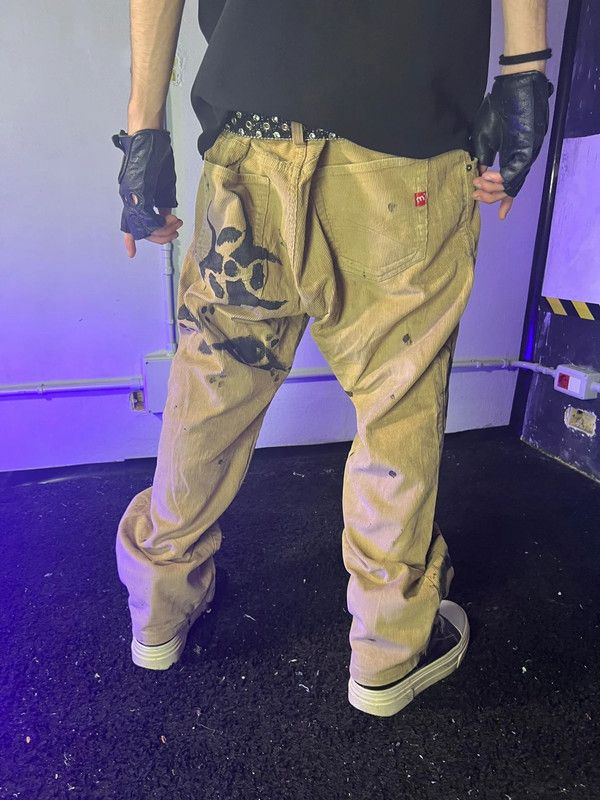 Japanese Brand Infect Dark Goth Alt Punk Cyberpunk Streetwear Opium Pants Size US 38 / EU 54 - 3 Thumbnail