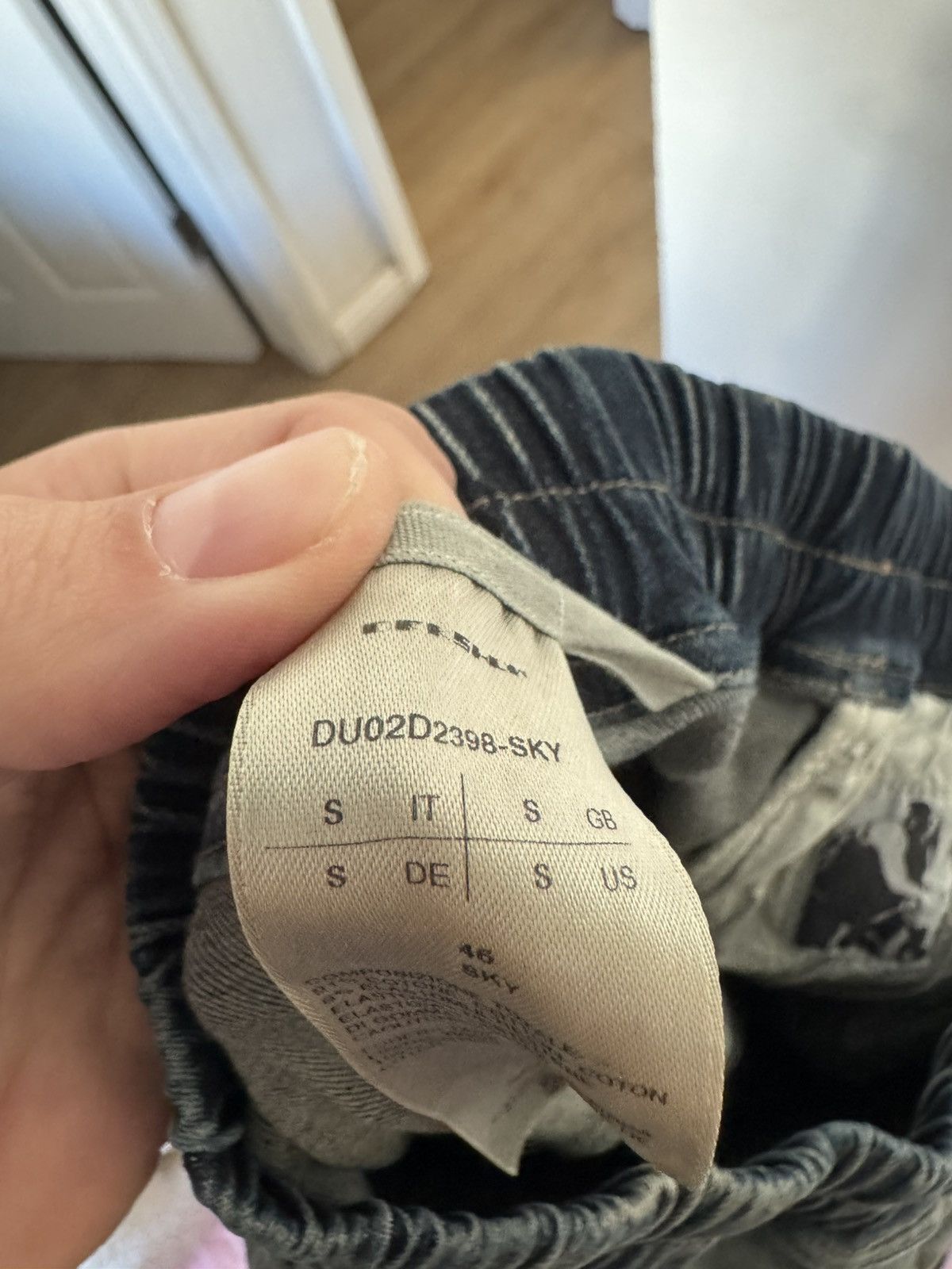 Rick Owens Sky Denim Cargobelas Size US 30 / EU 46 - 7 Thumbnail