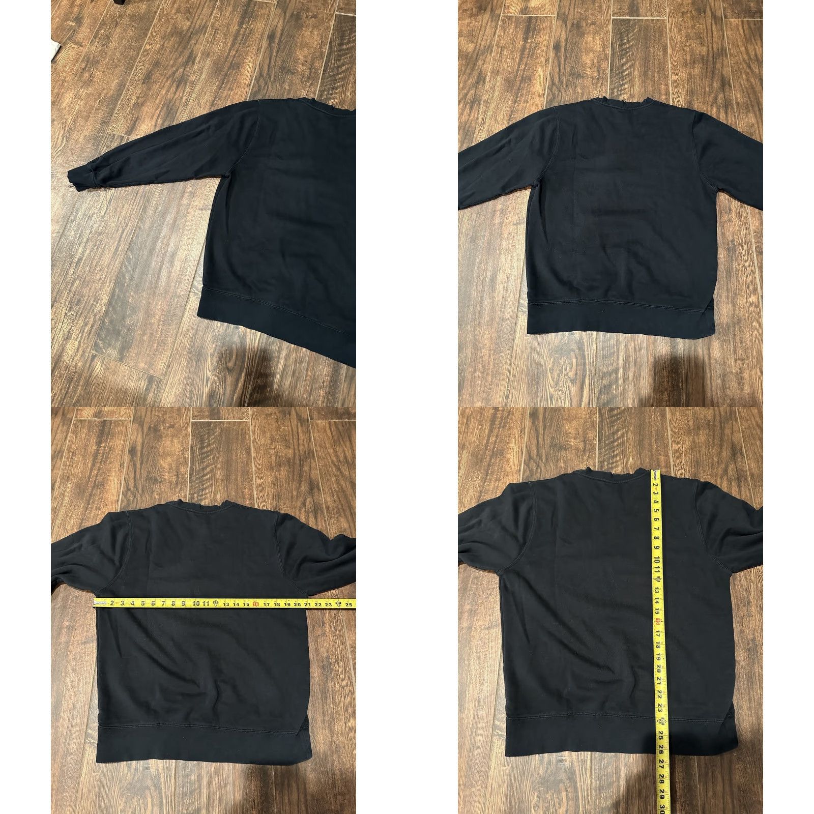Vintage Stussy VTG Black Panther Graphic Spellout Crewneck Sweatshirt M Black USA Mens Distressed Size US 31 - 9 Thumbnail