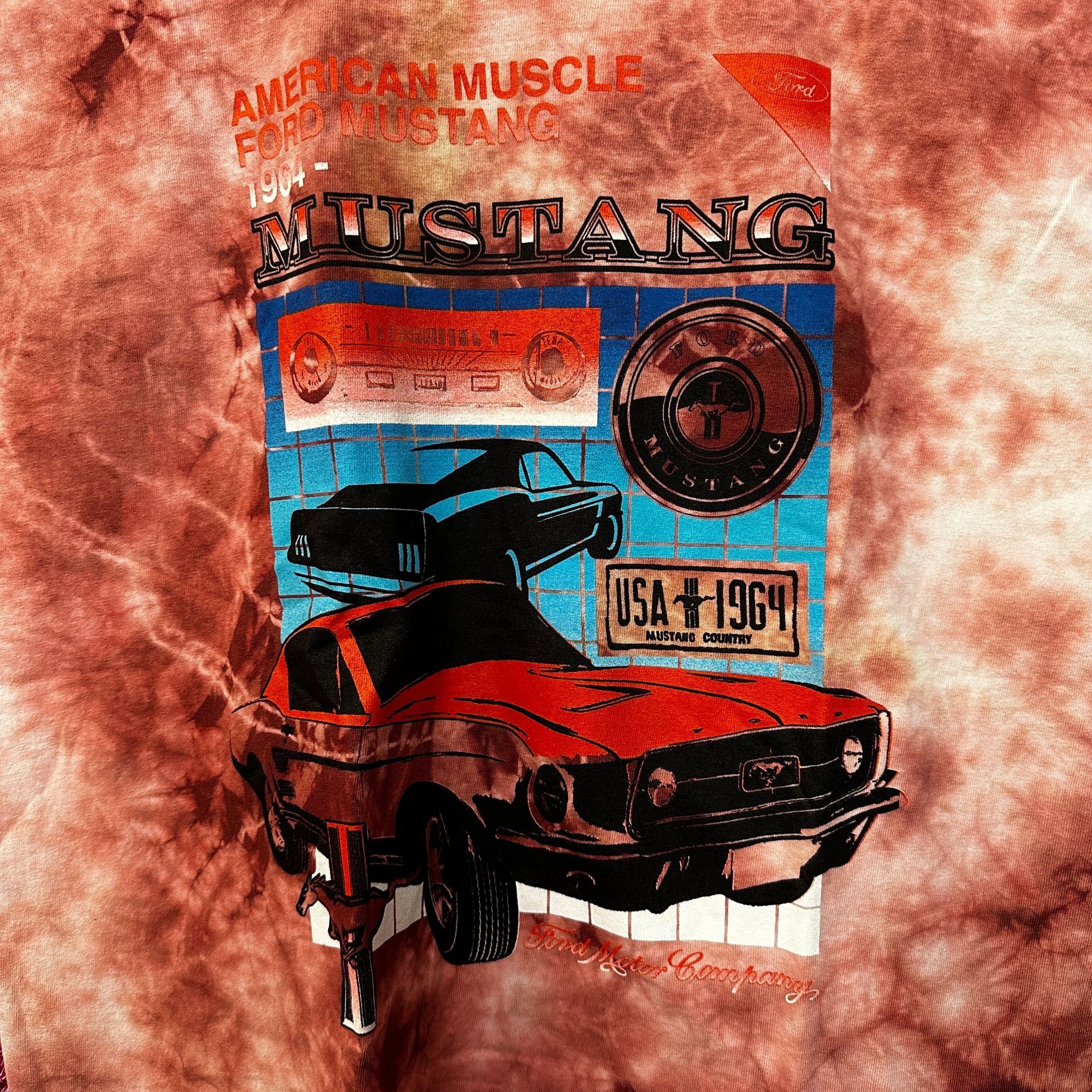 Ford Ford Mustang Classic American Muscle Car Promo Tie Dye L Size US L / EU 52-54 / 3 - 2 Thumbnail
