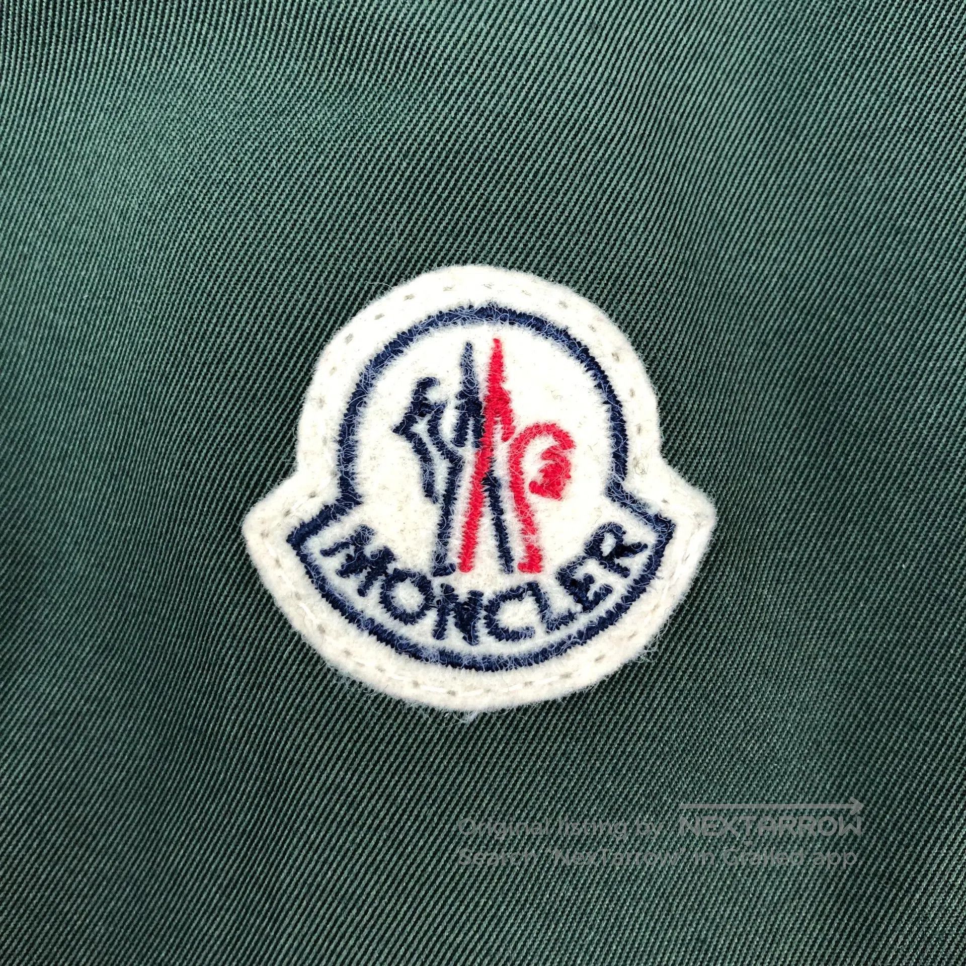 Moncler Moncler Dark Green Hooded Faux Fur Belted Long-sleeve Down Size M / US 6-8 / IT 42-44 - 4 Thumbnail